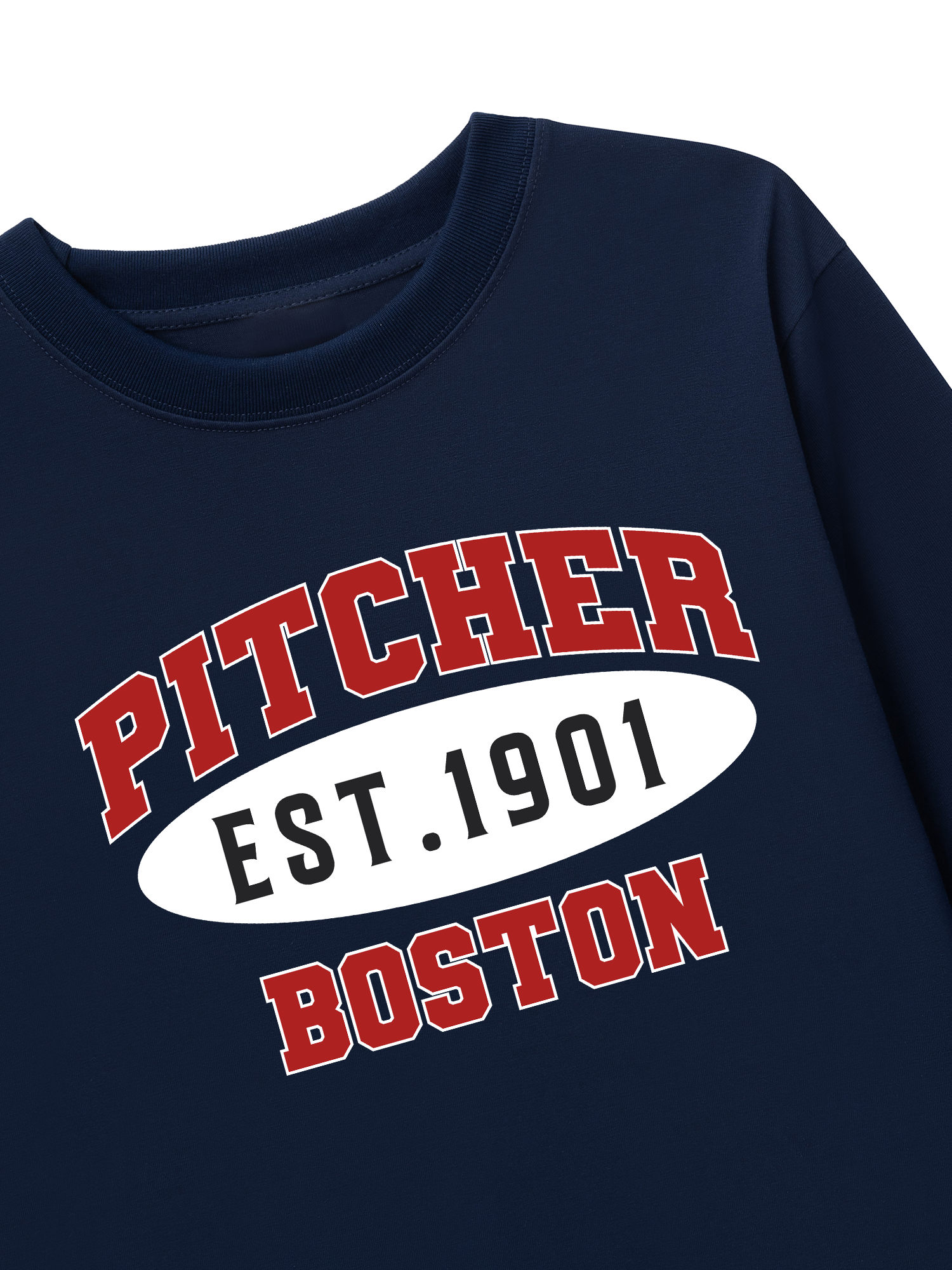 Áo Thun Dài Tay Baseball Pitcher Boston