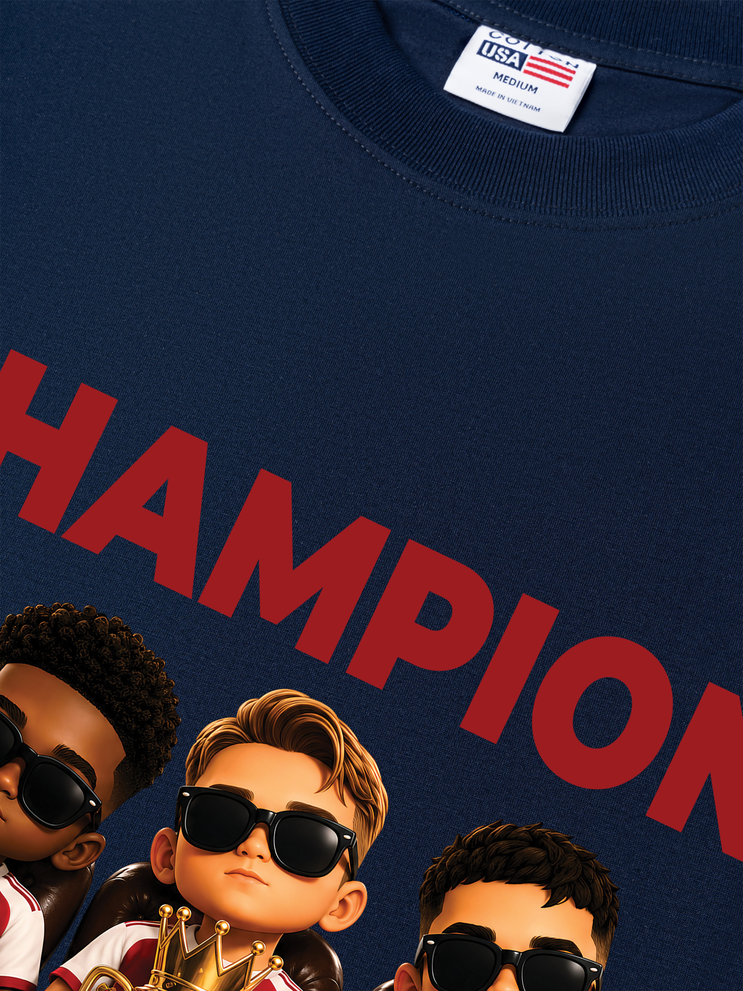 Áo Thun Relaxed Fit Soccer Champions Arsenal