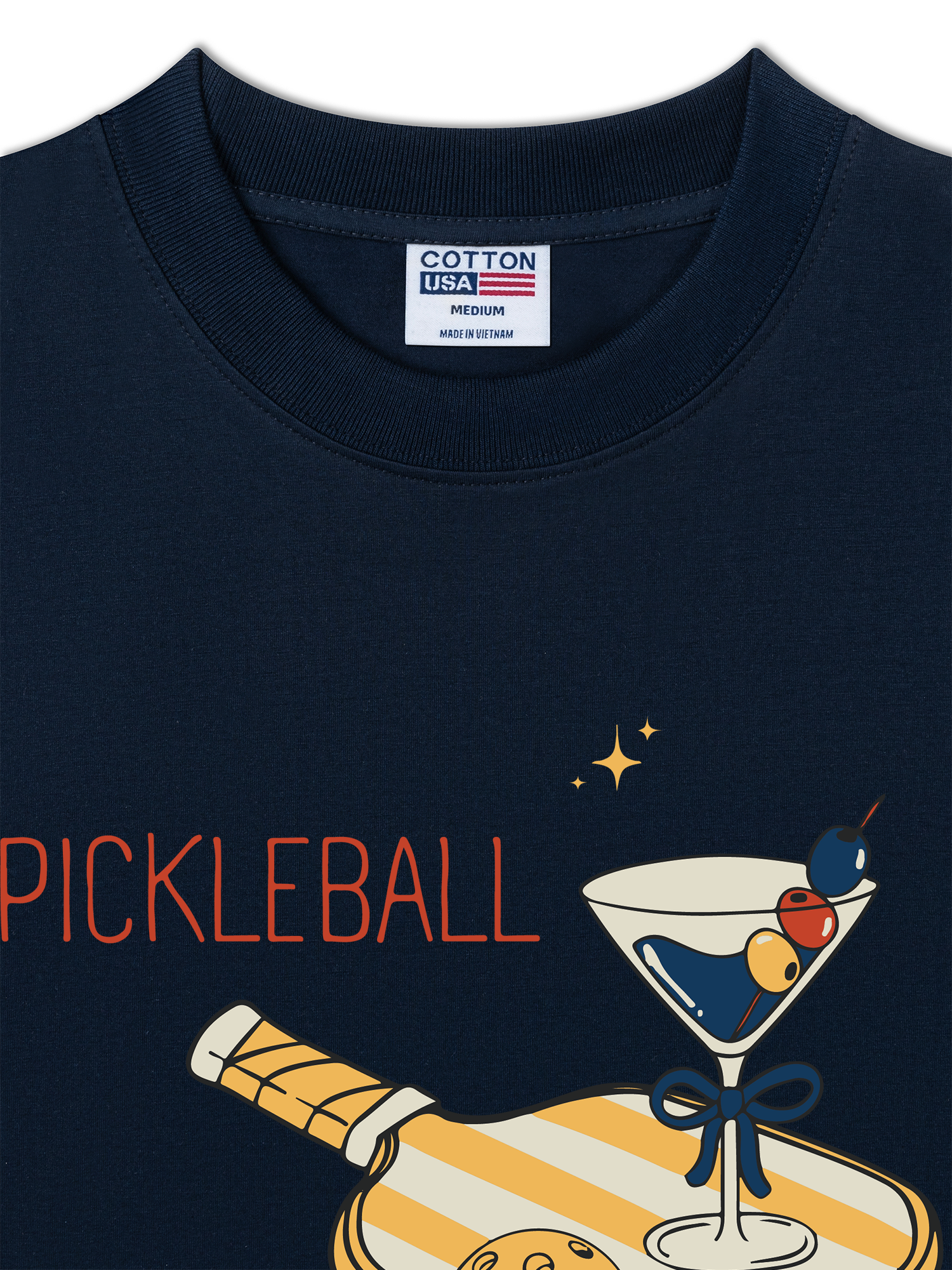 Áo Thun Relaxed Fit Pickleball Cocktail Club