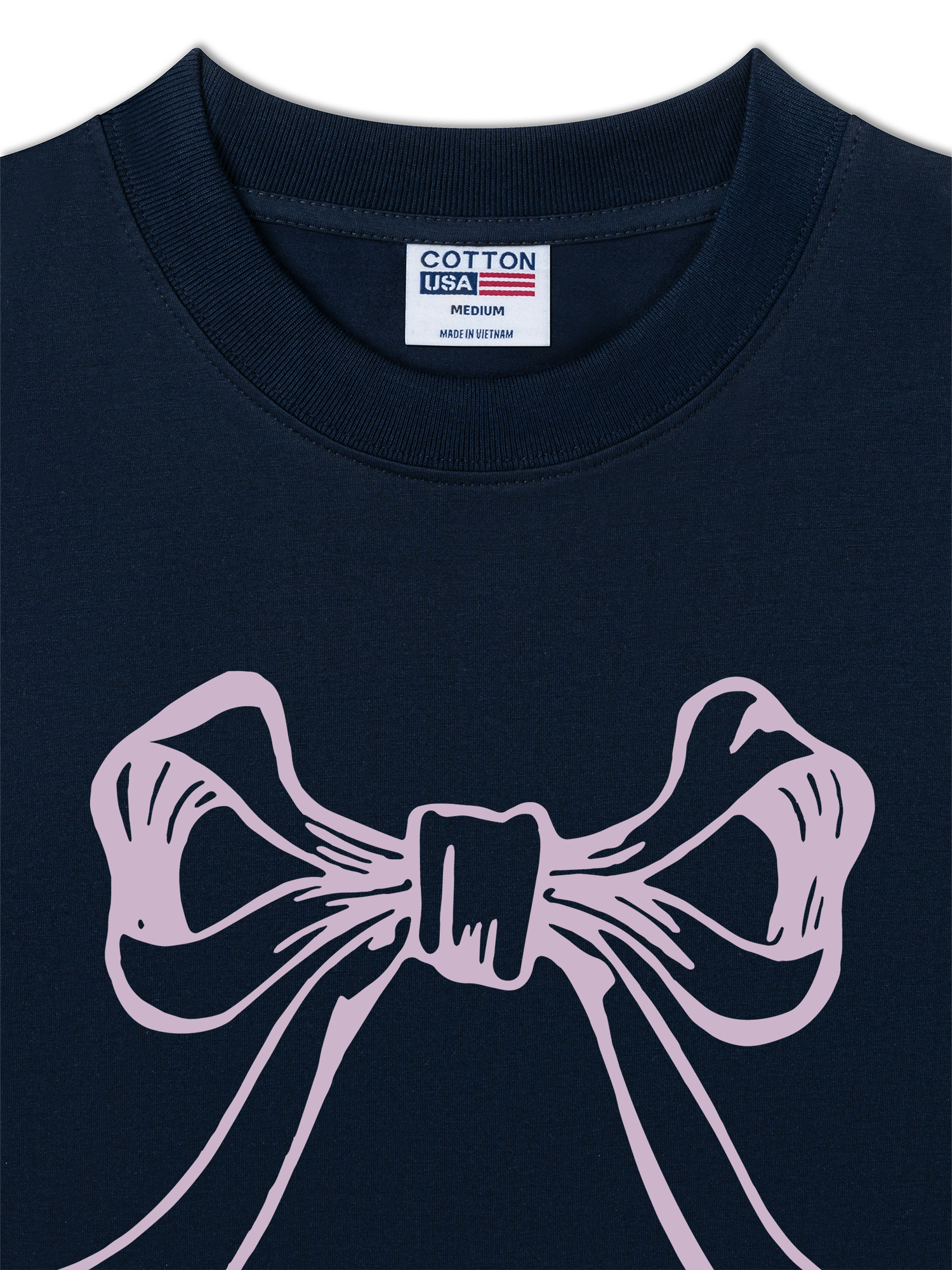 Áo Thun Relaxed Fit Purple Ribbon