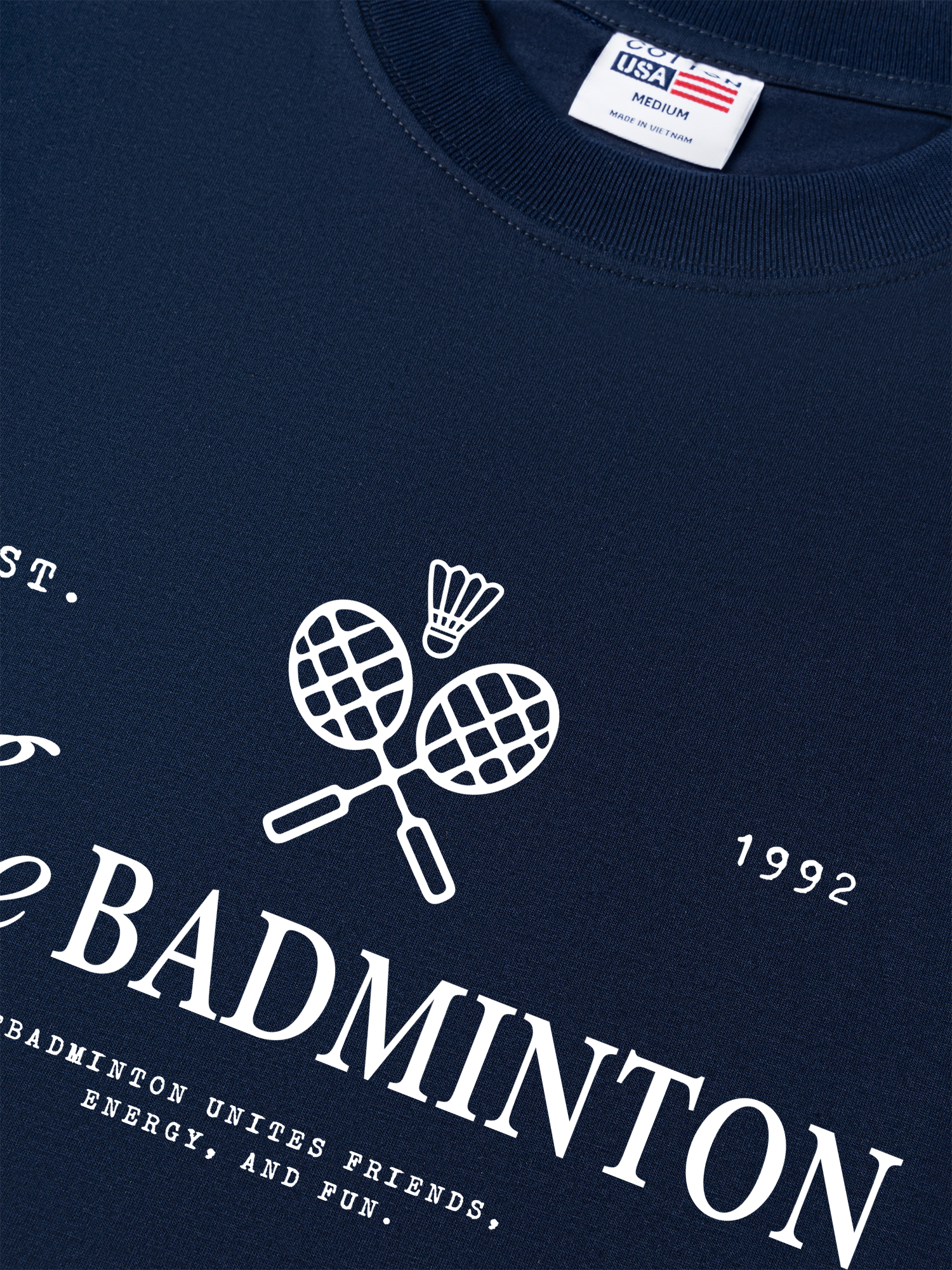 Áo Thun Relaxed Fit The Badminton