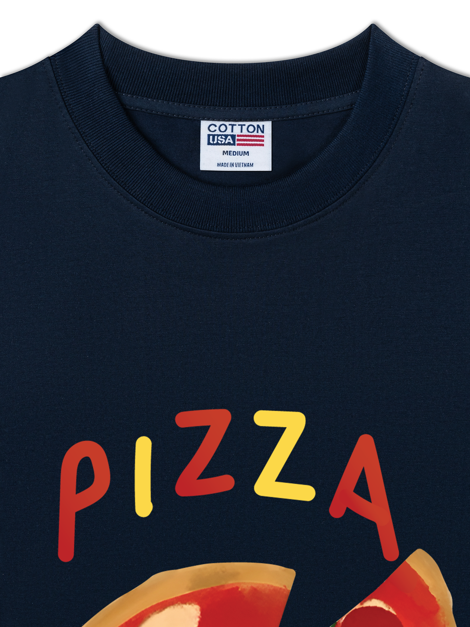 Áo Thun Relaxed Fit Yummy Mood Pizzapizza