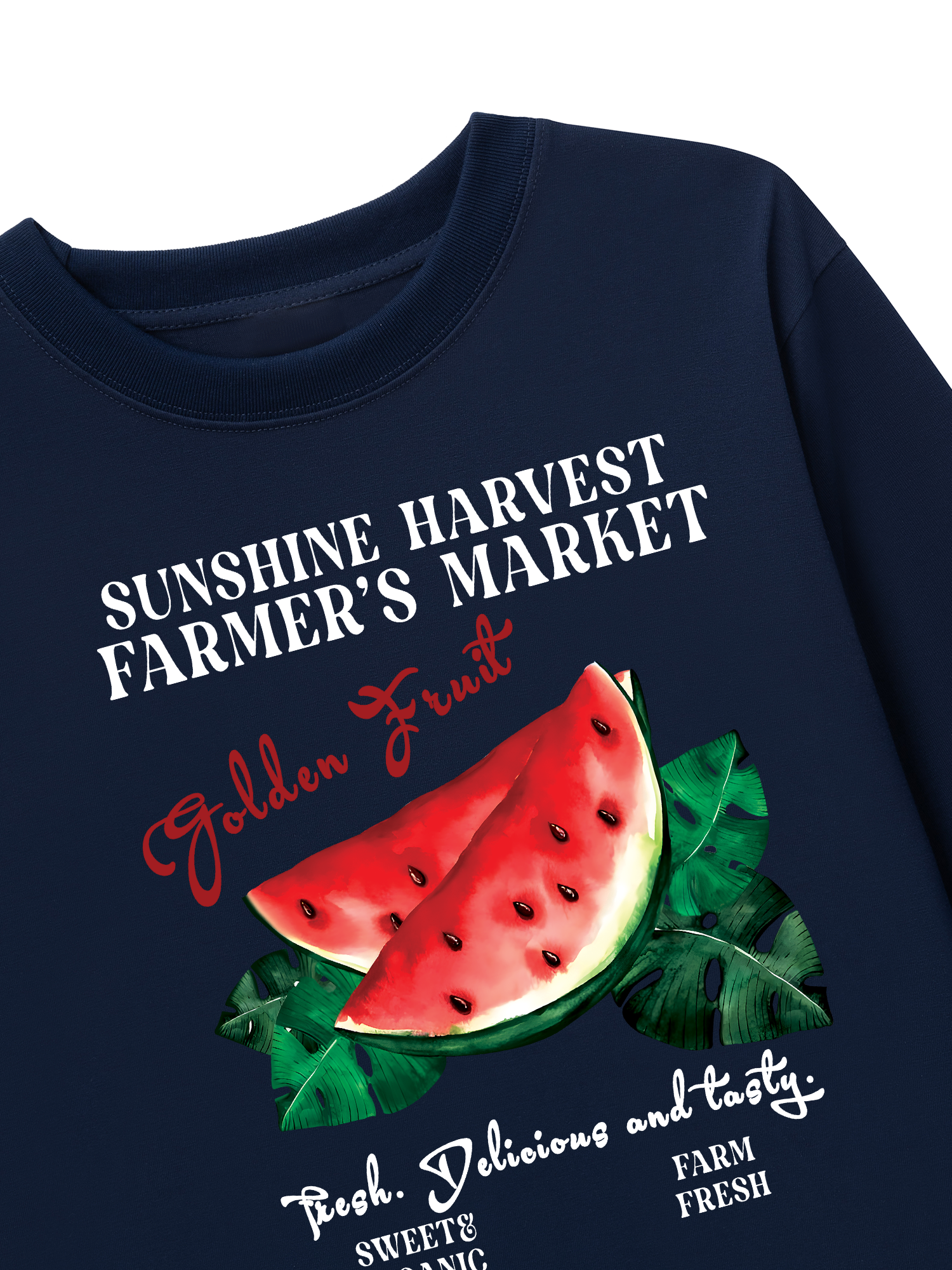 Áo Thun Dài Tay Tropical Watermelon Farm Marrket