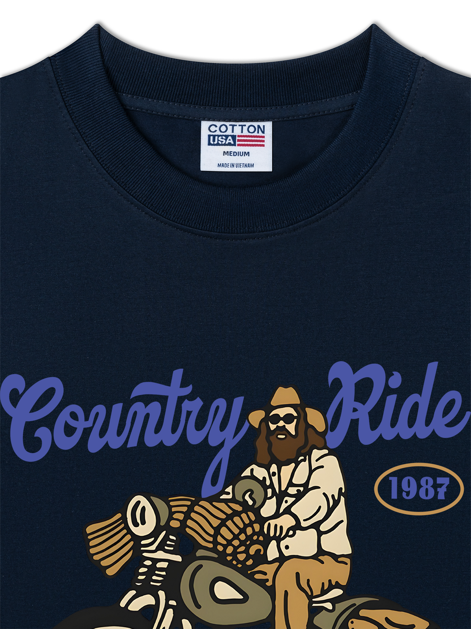 Áo Thun Relaxed Fit Motorbike Country Ride