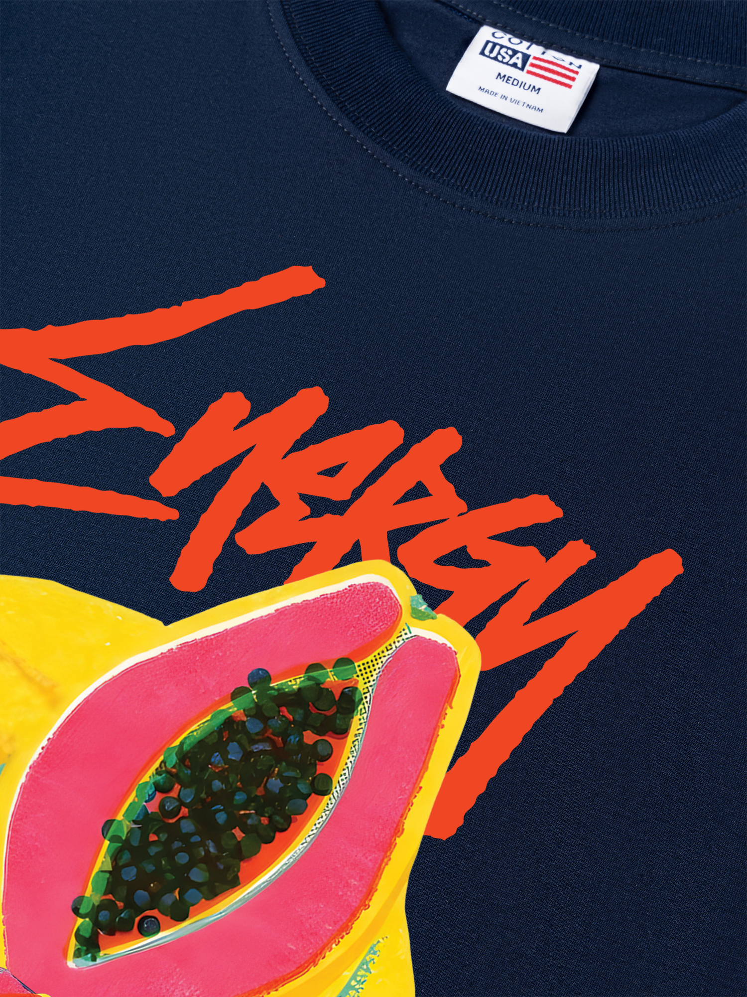 Áo Thun Relaxed Fit Energy Papaya Drip