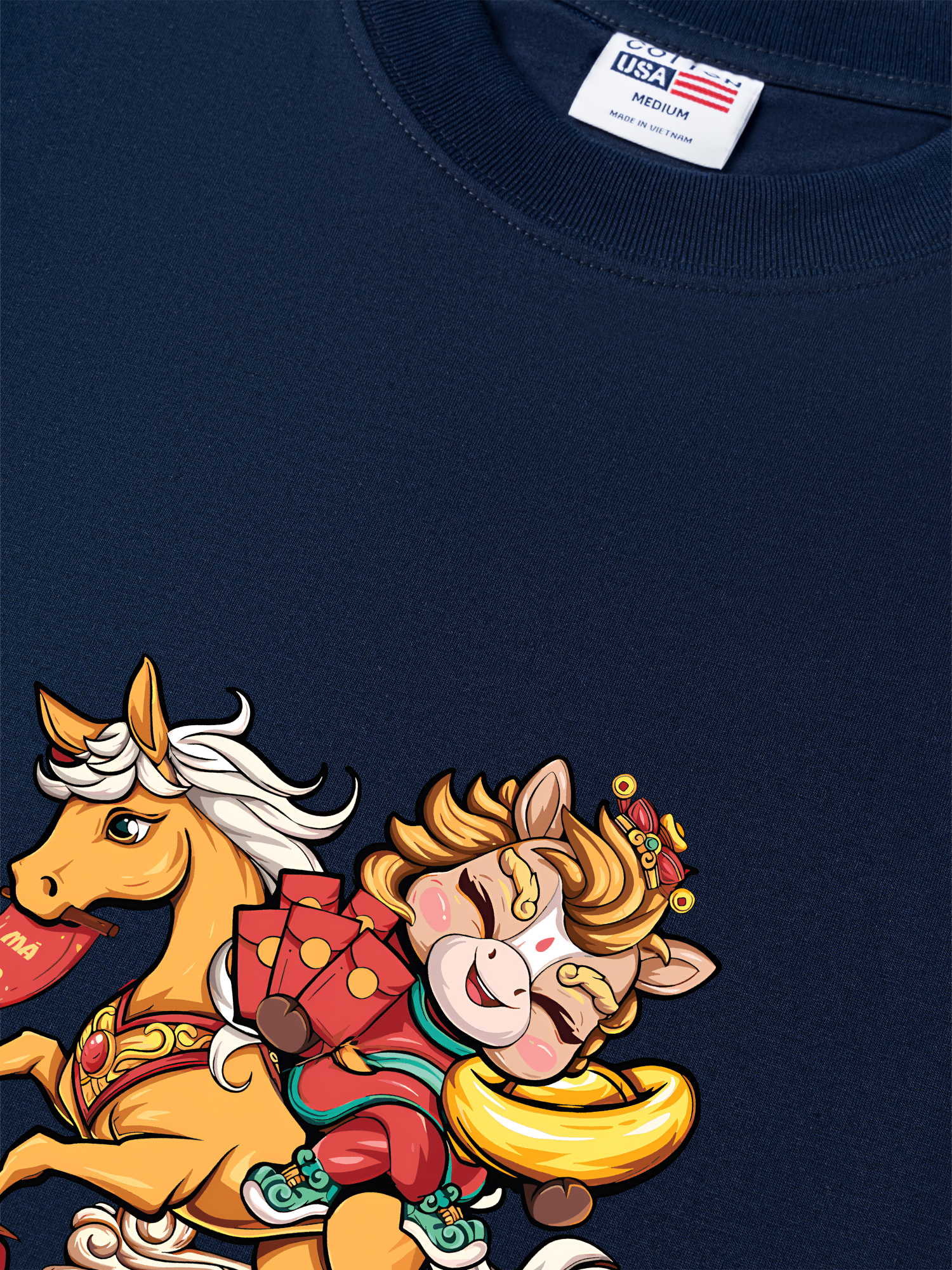 Áo Thun Relaxed Fit Mã Đáo Thành Công