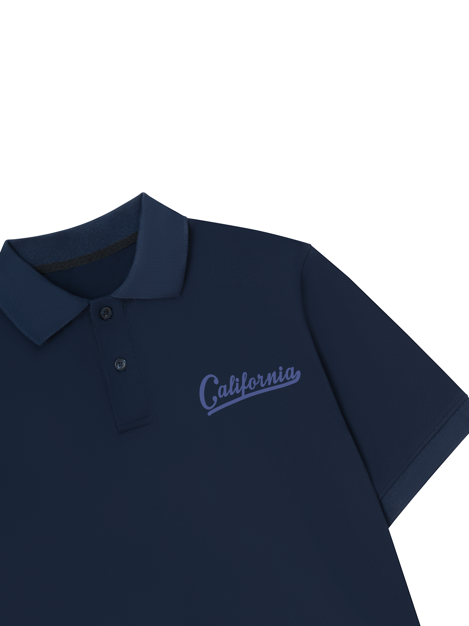 Áo Polo Relaxed Fit USA Califorinia Blue
