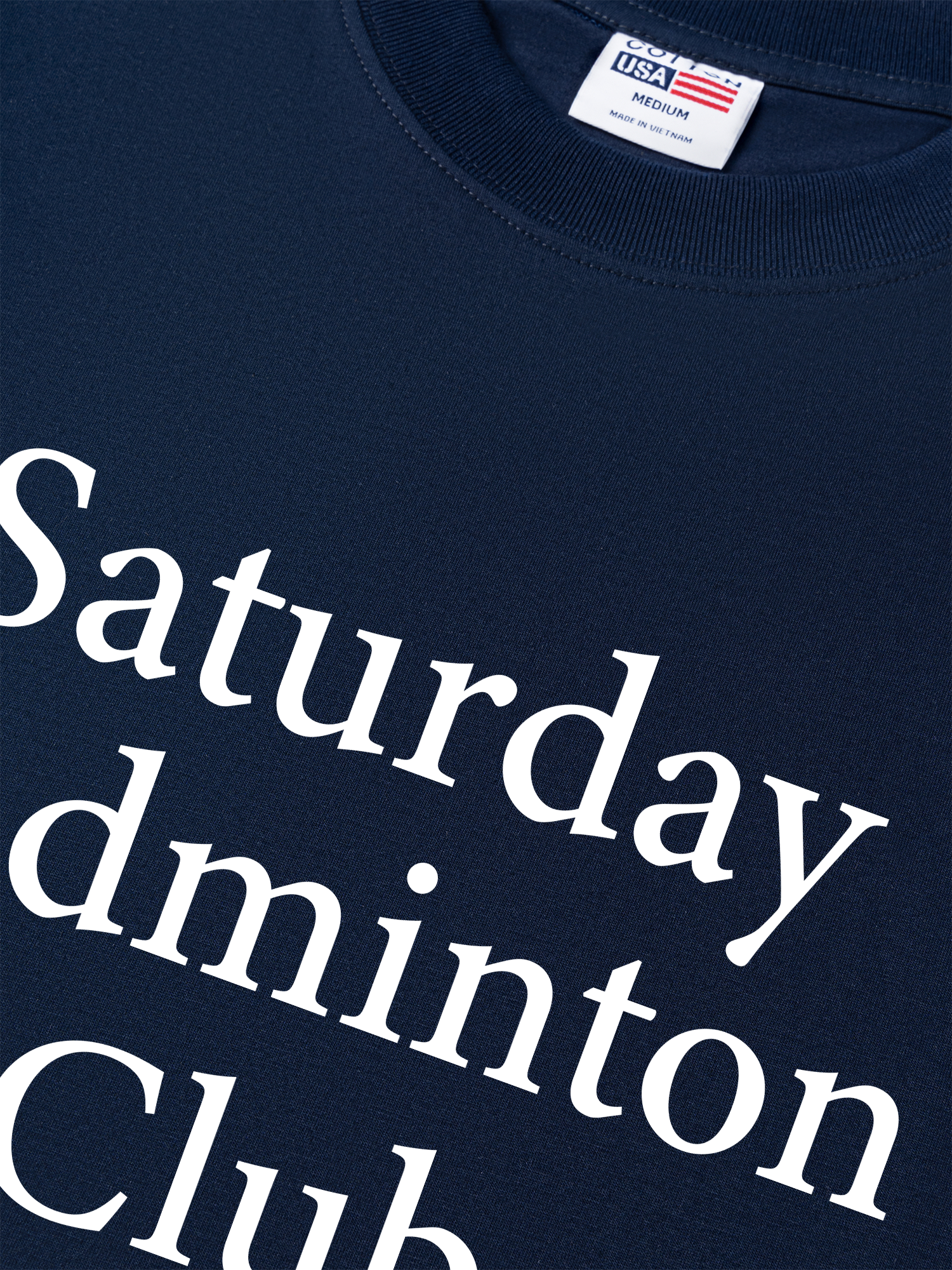 Áo Thun Relaxed Fit Saturday Badminton Club