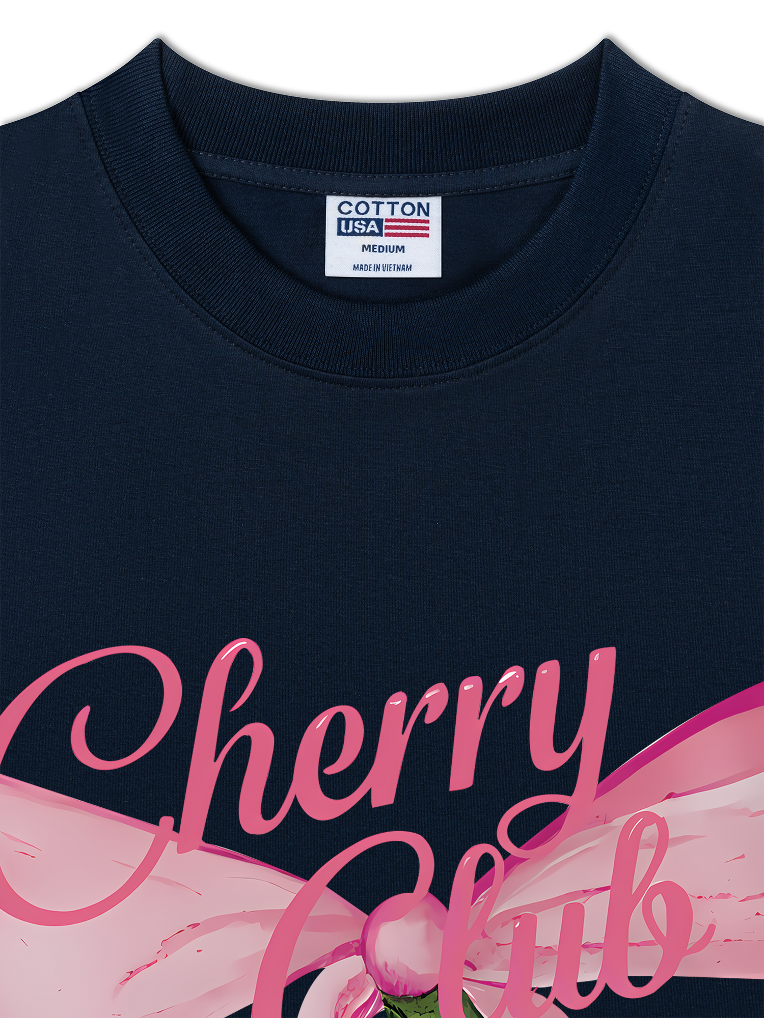 Áo Thun Relaxed Fit Cherry Club Coquette