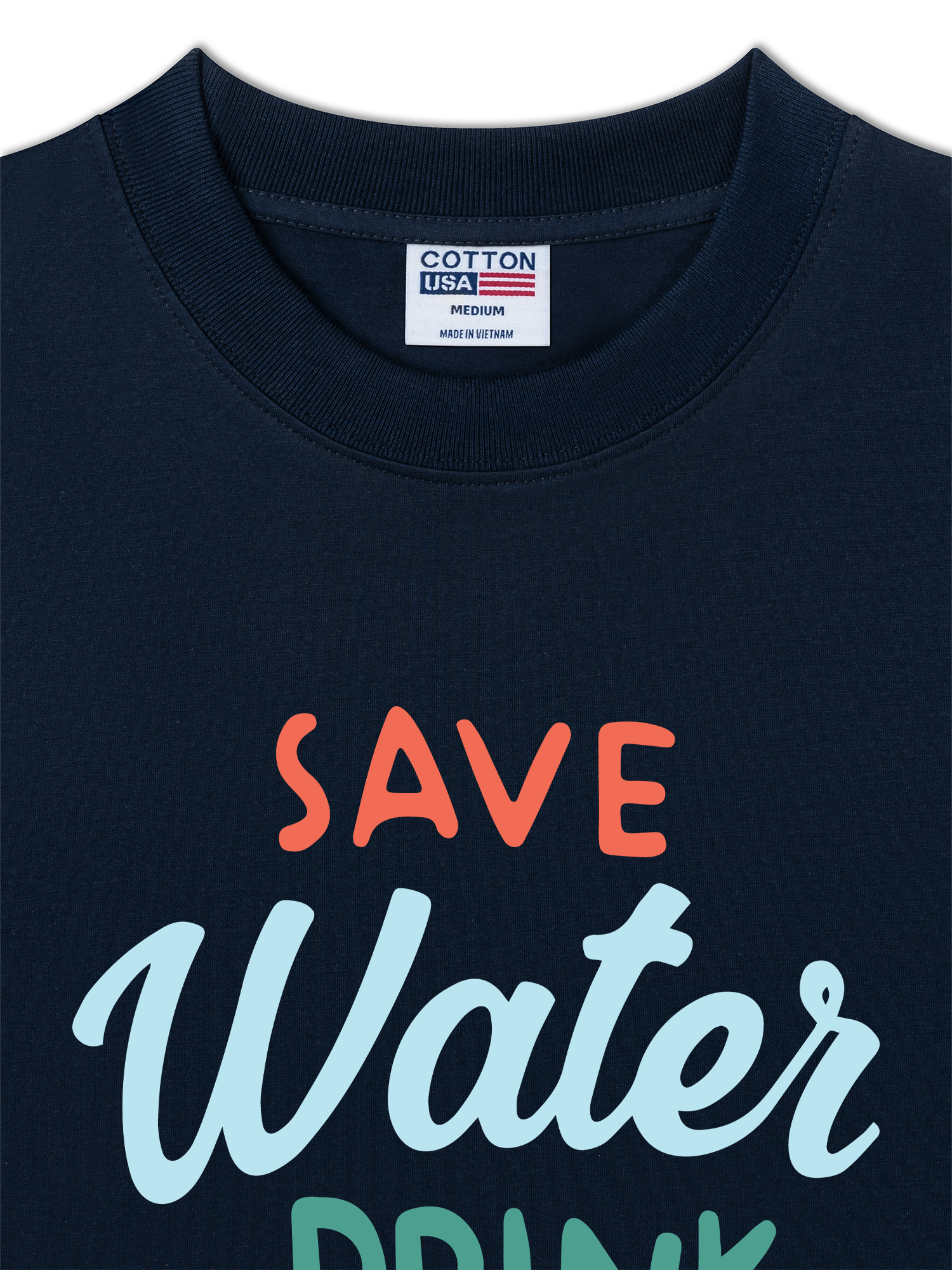 Áo Thun Relaxed Fit Save Water Drink Tequila