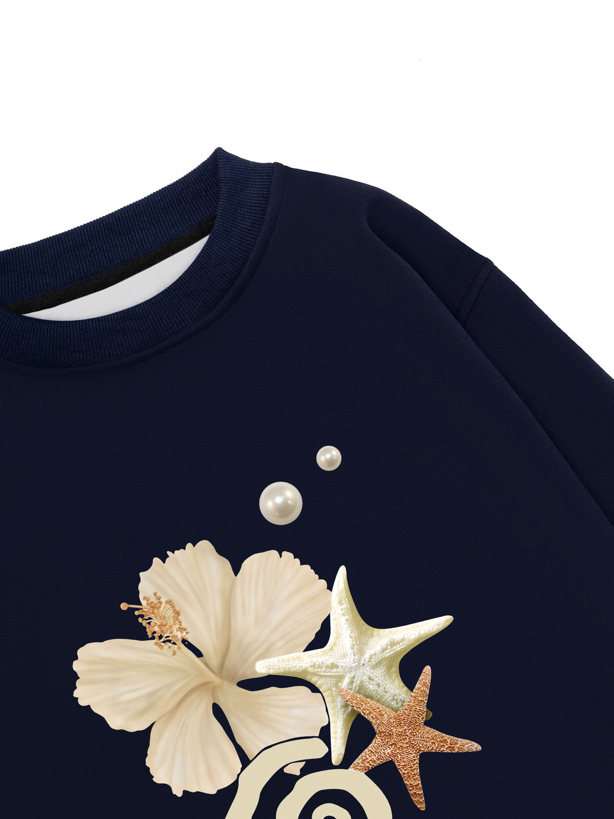 Áo Sweater Nỉ Hai Da Tropical Pearl Coast