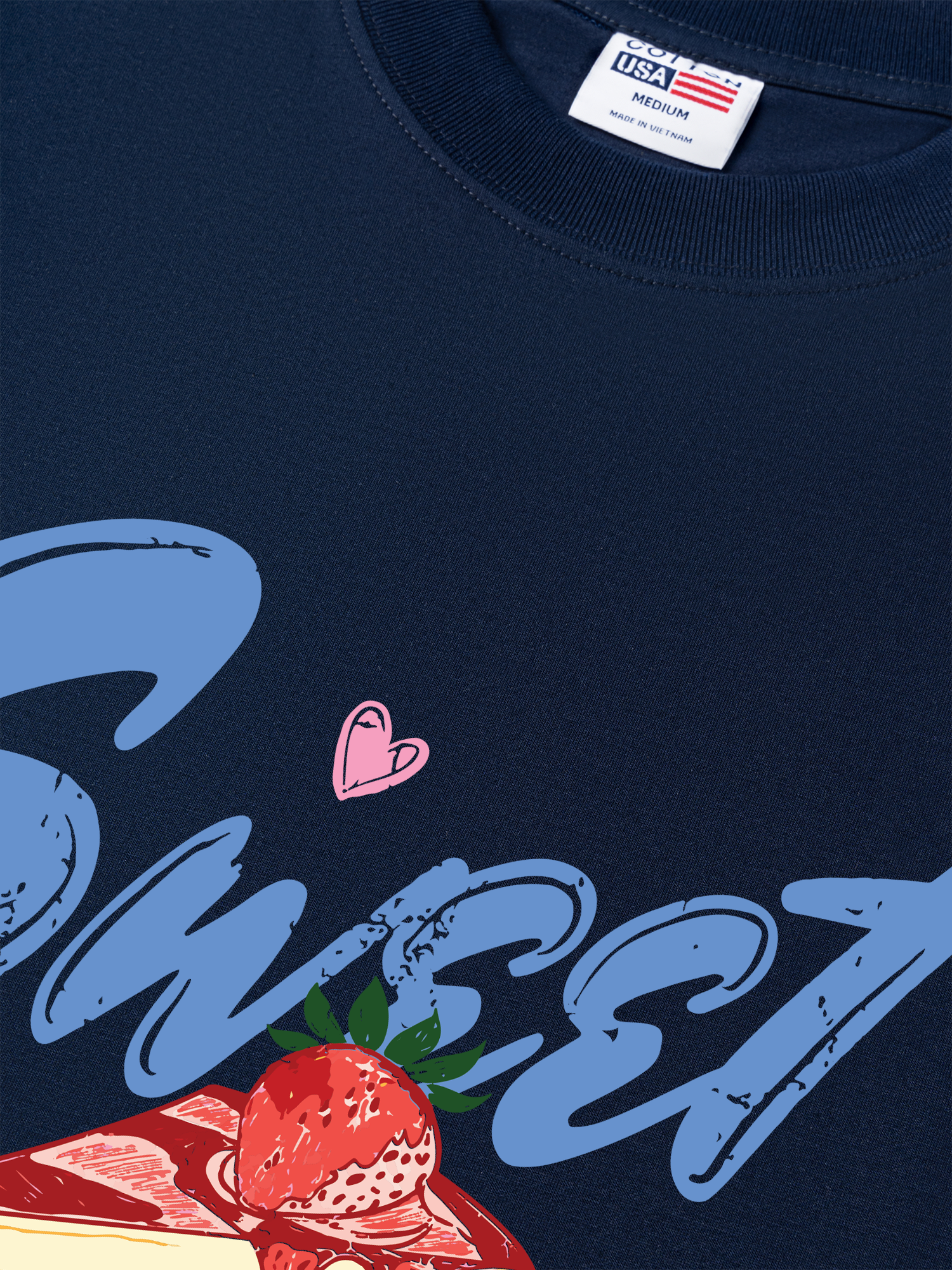 Áo Thun Relaxed Fit Sweet Cutie Strawberries