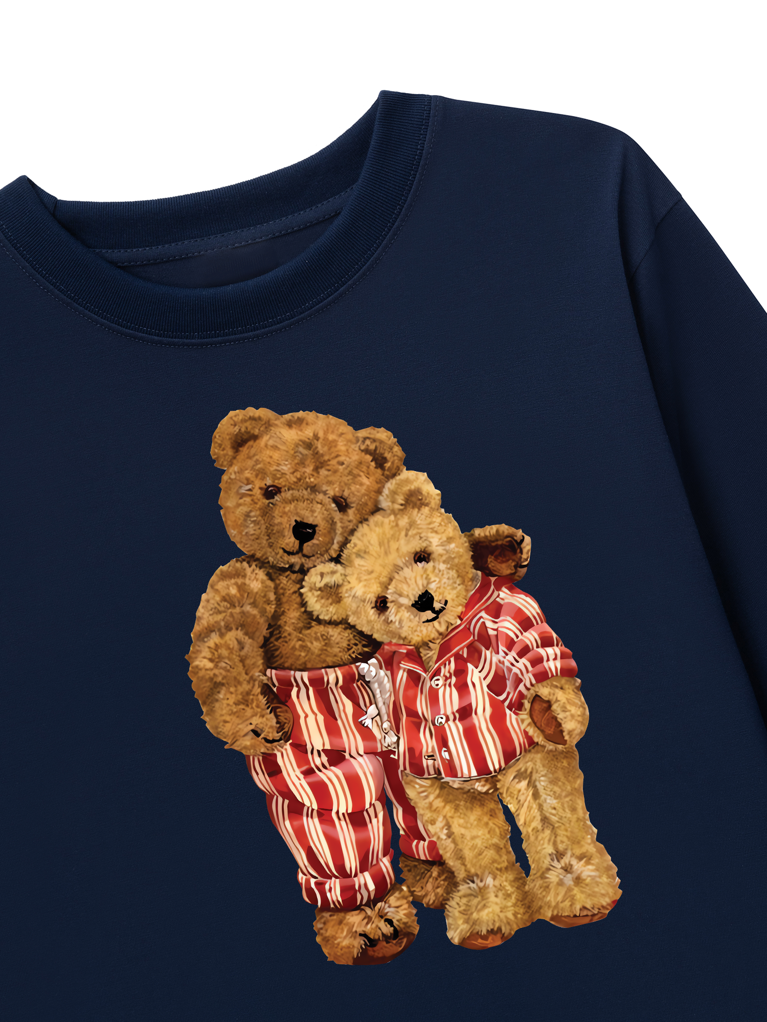 Áo Thun Dài Tay Couple Bear Go To Bed