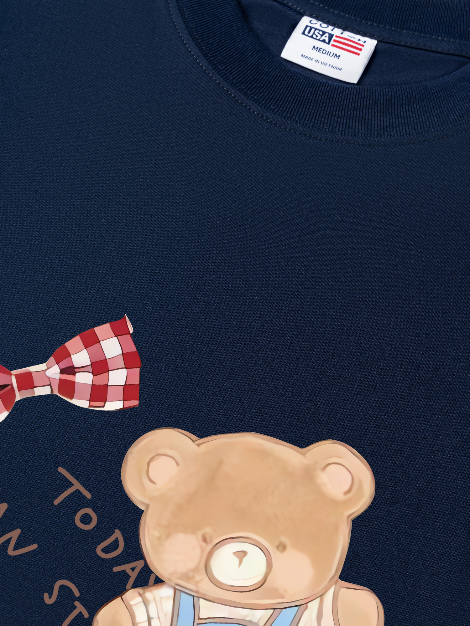 Áo Thun Relaxed Fit Soft Paw Cute Teddy