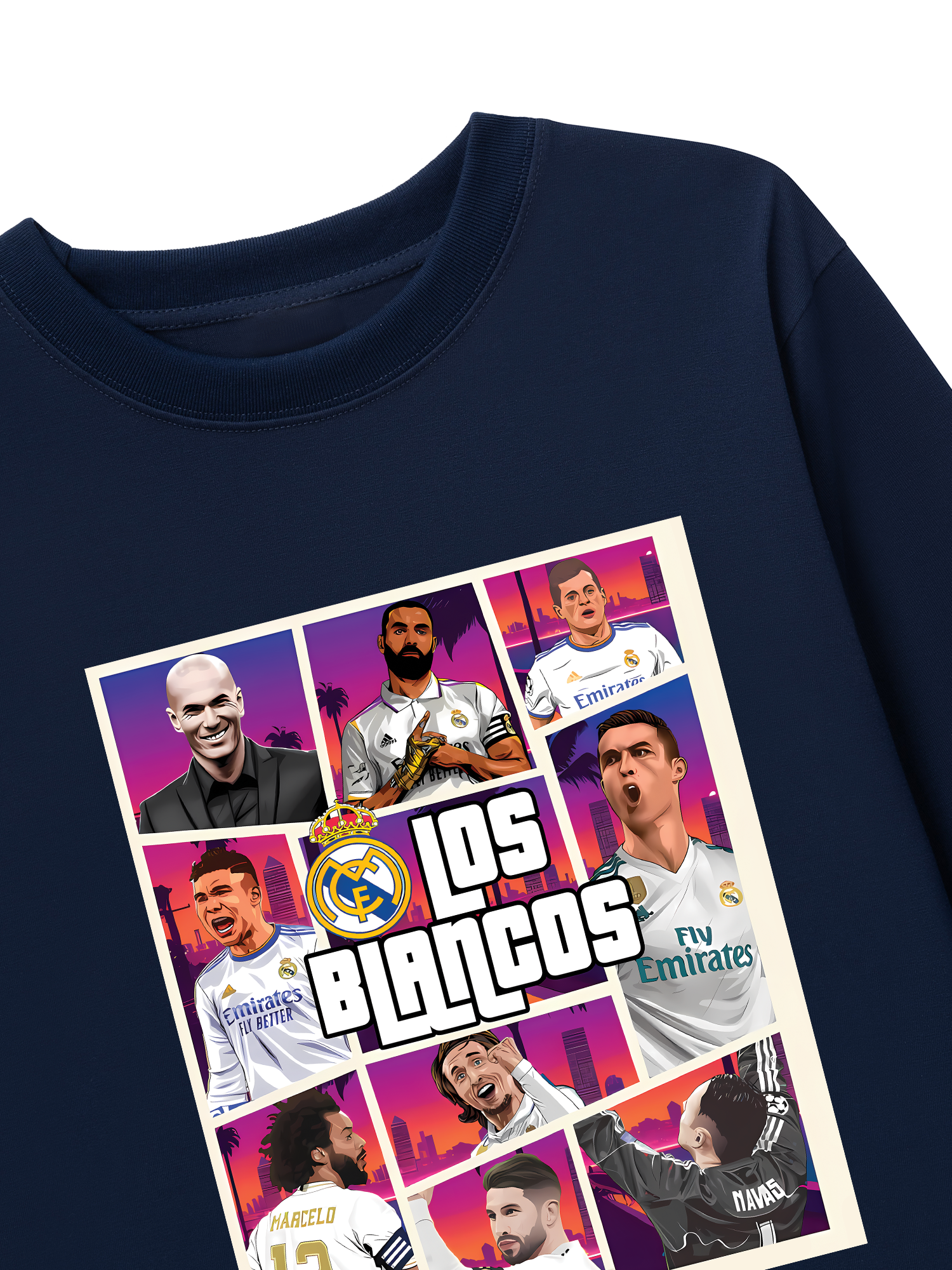 Áo Thun Dài Tay Real Madrid Losblancos