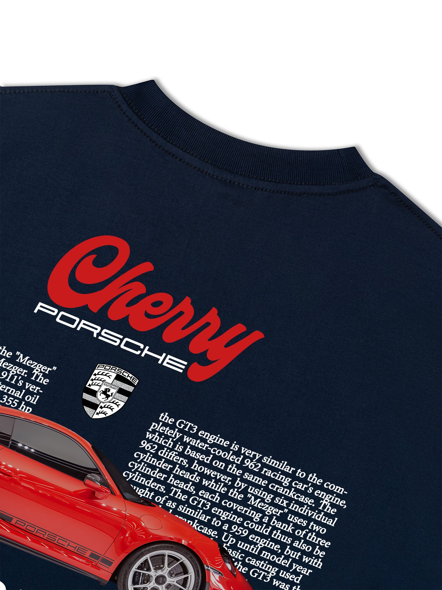 Áo Thun Relaxed Fit Porsche Red Cherry Mood