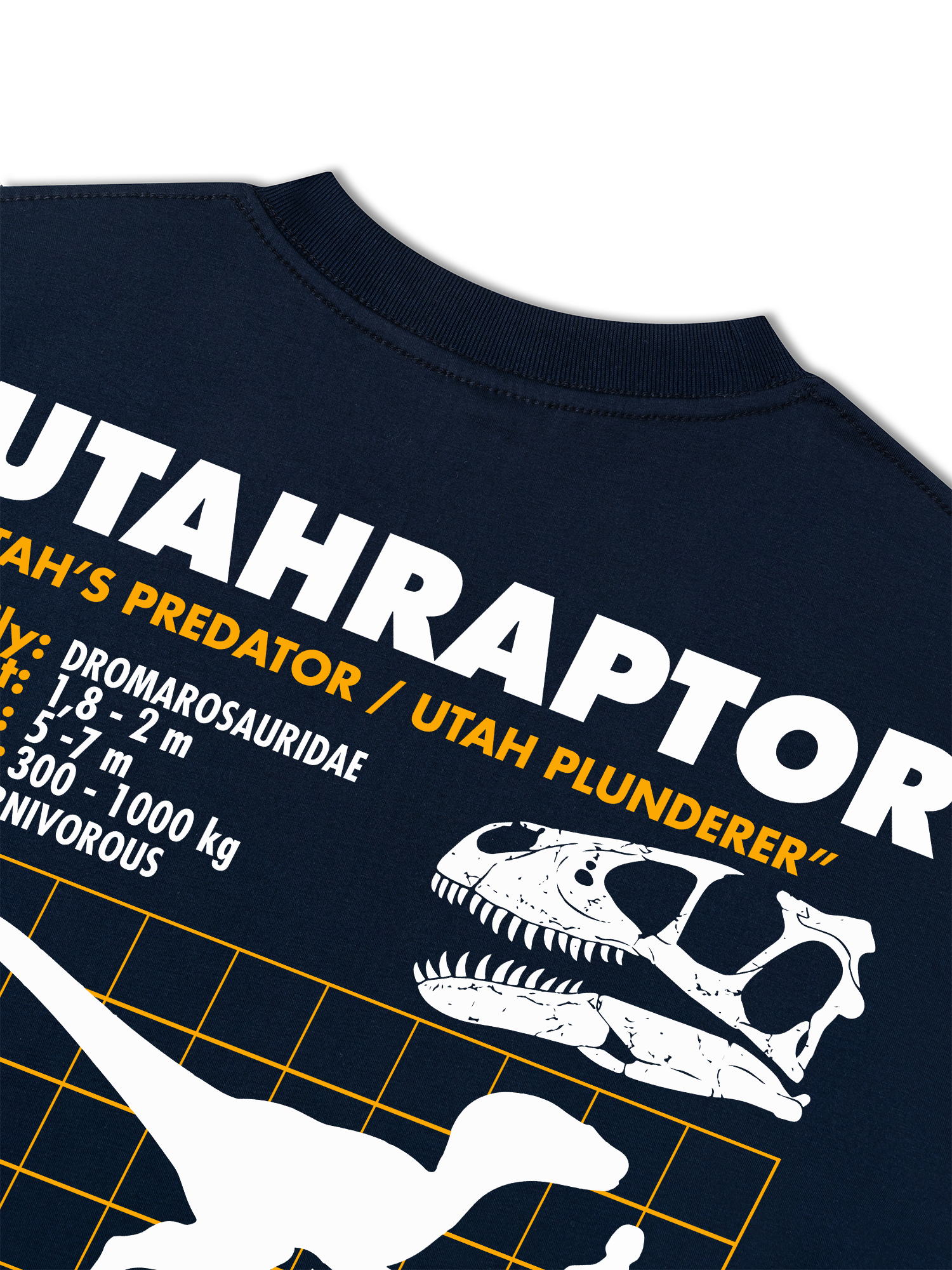 Áo Thun Relaxed Fit Wild Life Analysis Table Utahraptor