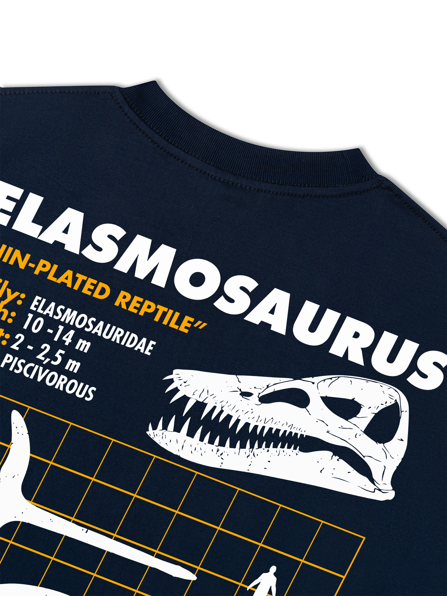 Áo Thun Relaxed Fit Wild Life Analysis Table Elasmosaurus