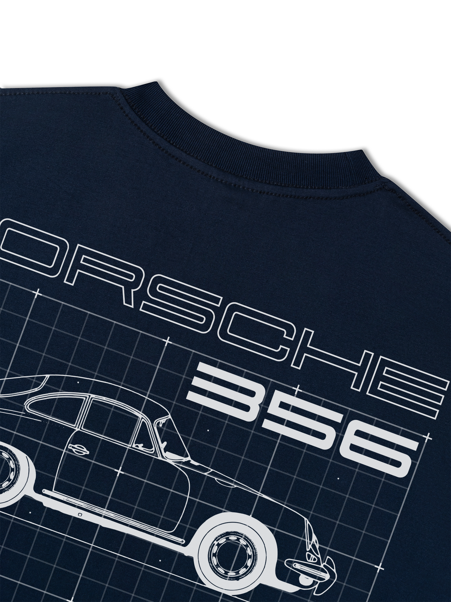 Áo Thun Relaxed Fit Porsche 356 Scale In Feet