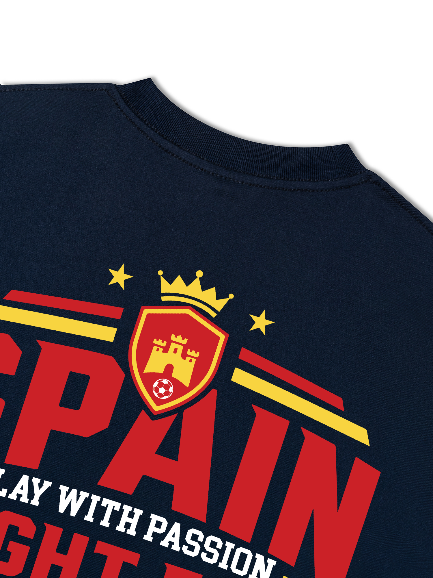 Áo Thun Relaxed Fit Soccer Spain Play With Pasion