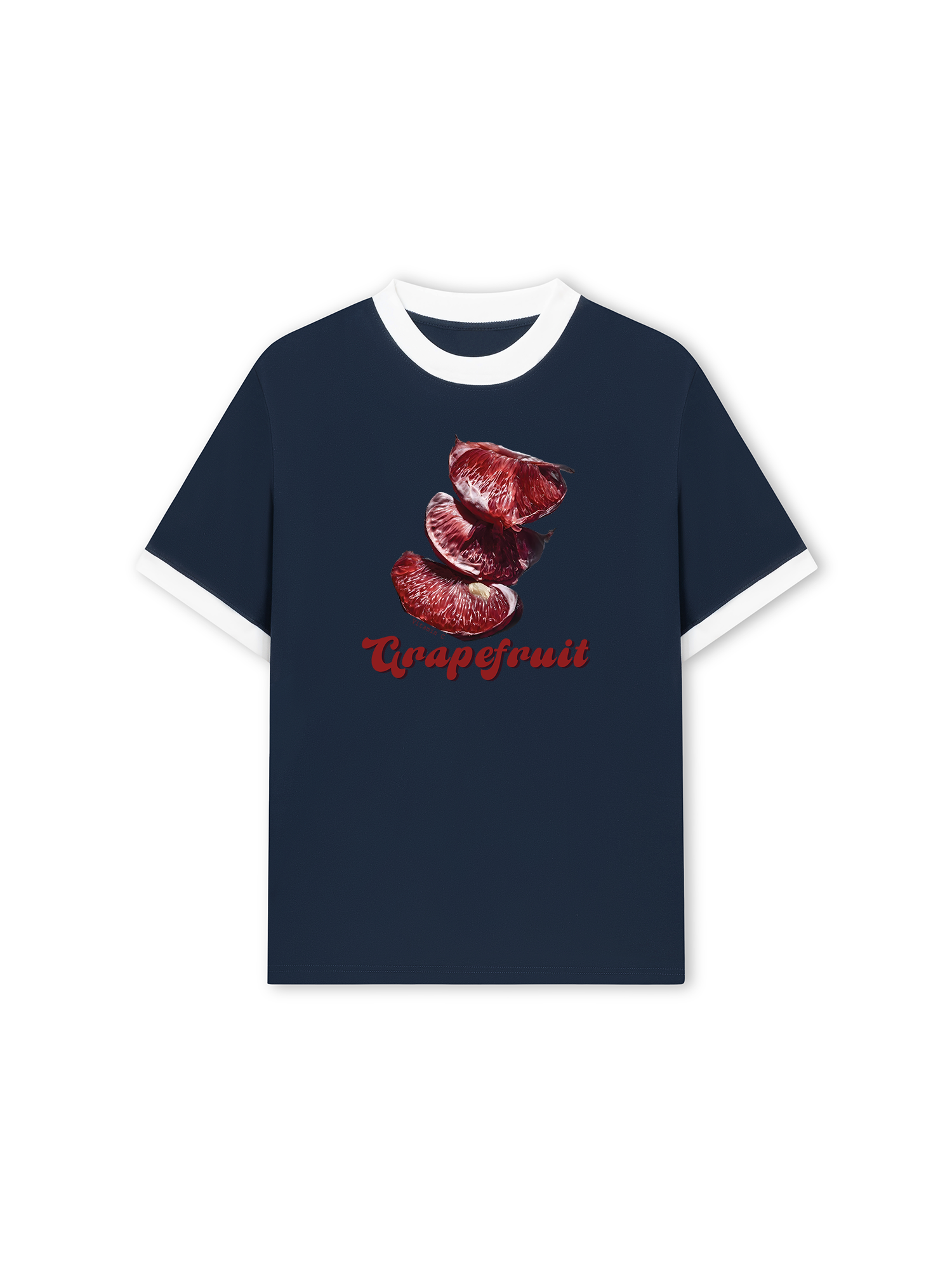 Áo Thun Ringer Relaxed Fit Tropical Grapefruit