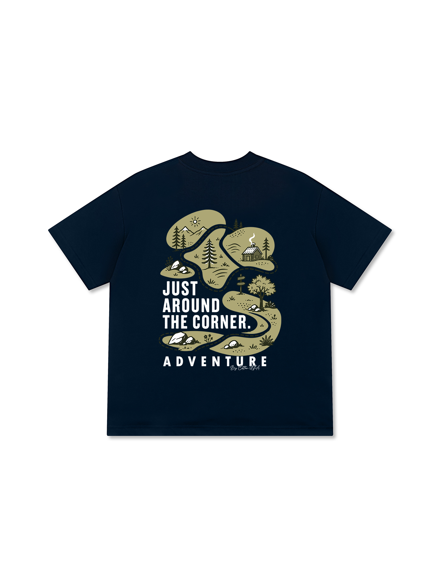 Áo Thun Relaxed Fit Adventure By Cotton USA