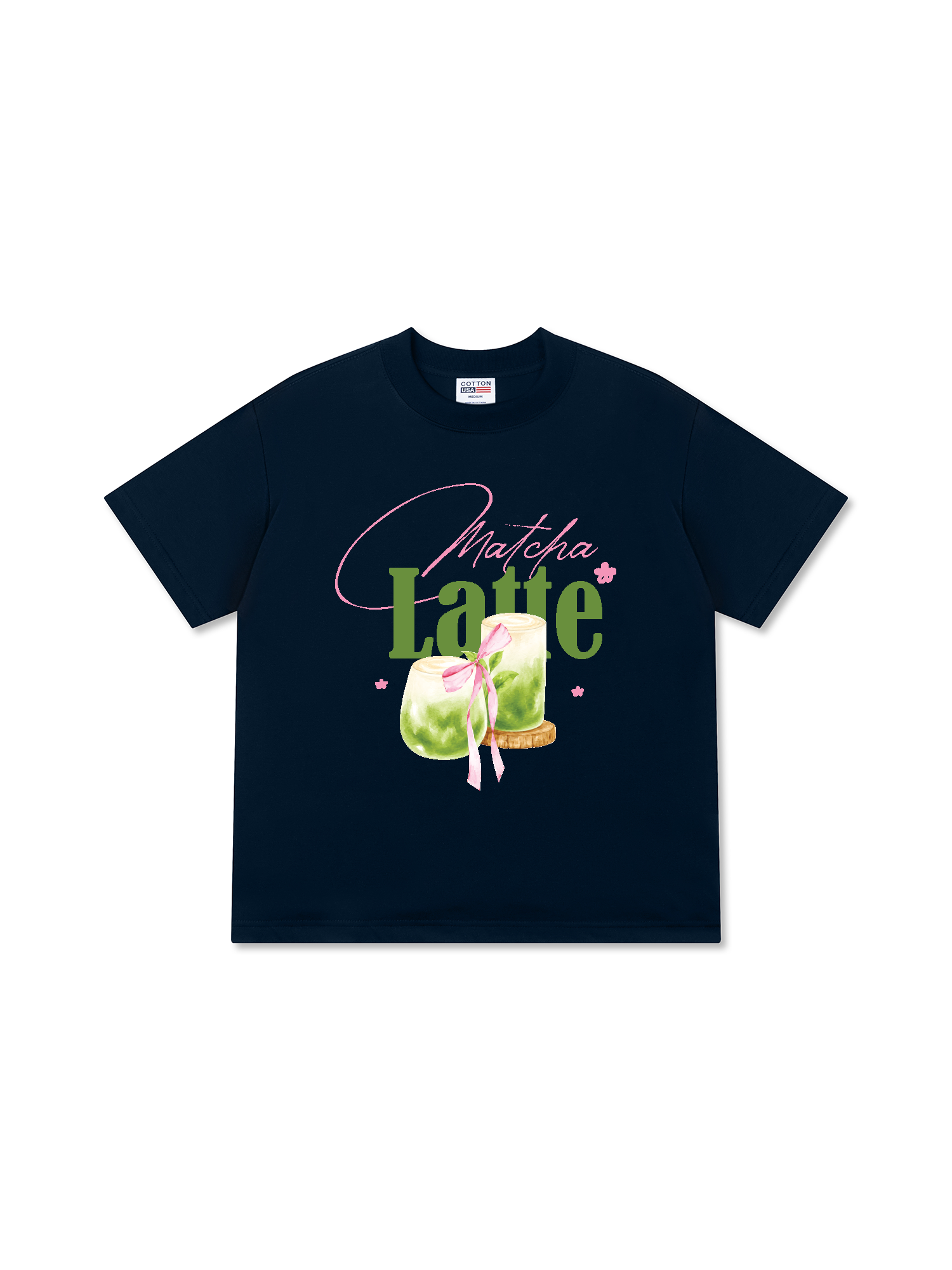 Áo Thun Relaxed Fit Daily Cup Matcha Latte
