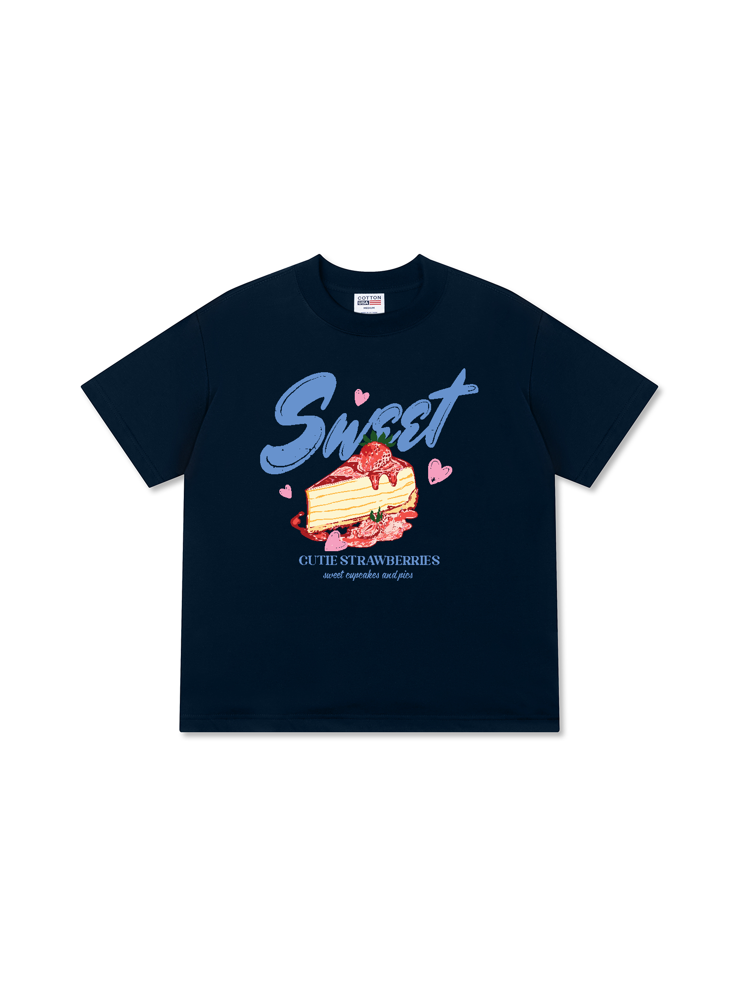 Áo Thun Relaxed Fit Sweet Cutie Strawberries