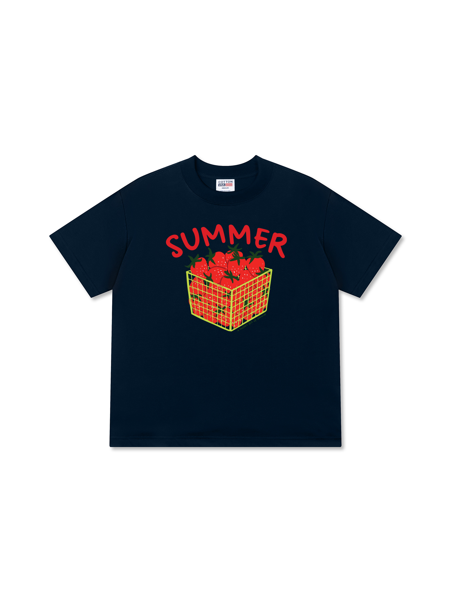 Áo Thun Relaxed Fit Tropical Strawberry
