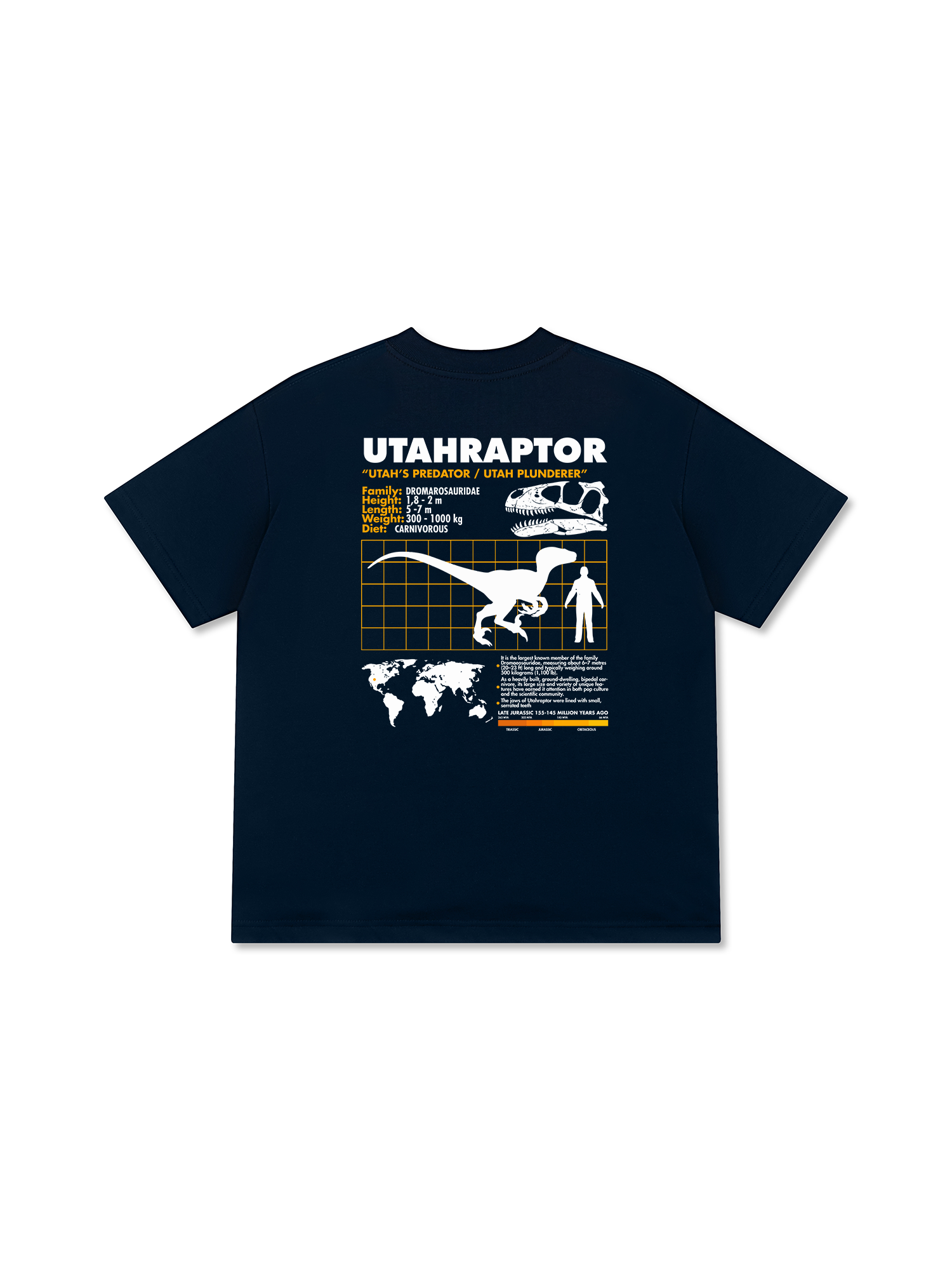 Áo Thun Relaxed Fit Analysis Table Utahraptor