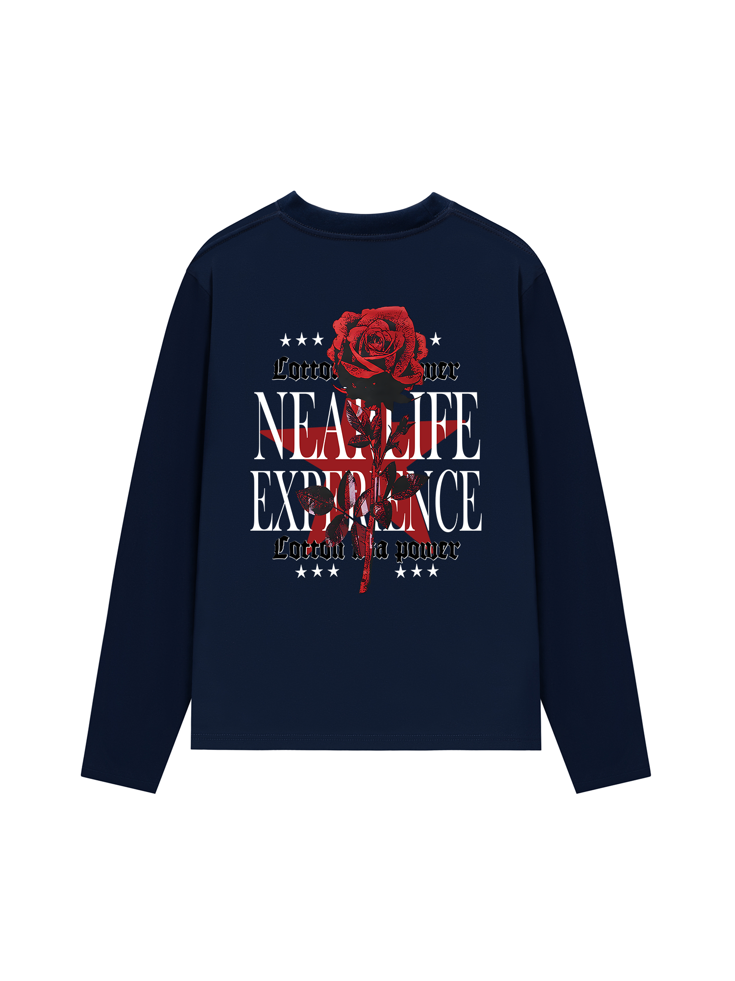 Áo Thun Dài Tay Floral Rose Flower