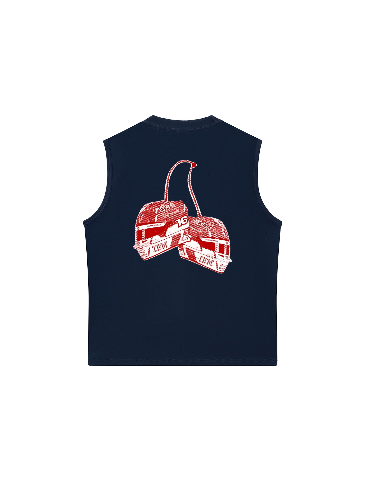 Áo Ba Lỗ Relaxed Fit Ferrari Red Cherry Scuredia