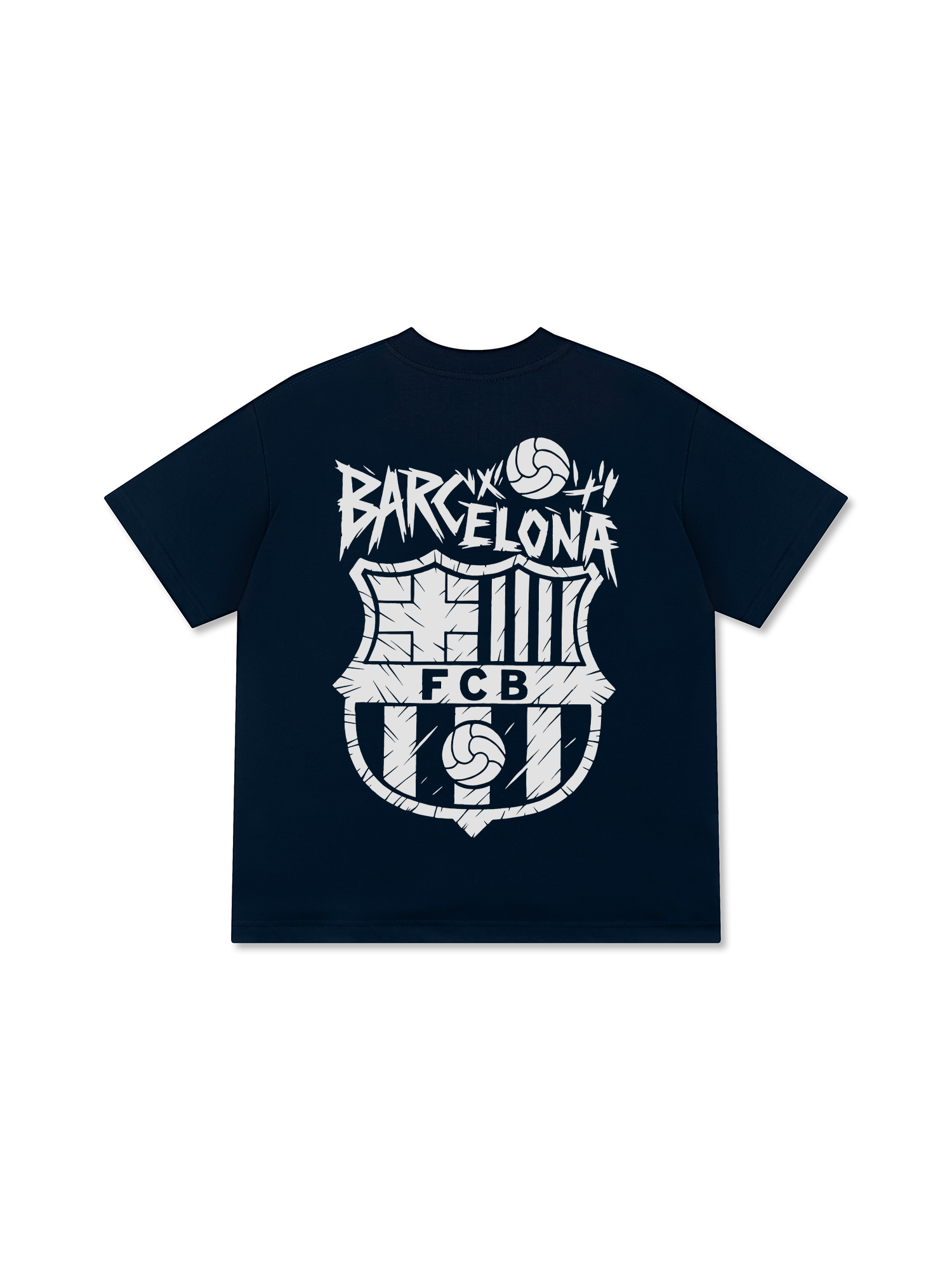 Áo Thun Relaxed Fit Soccer Barcelona Wild Style