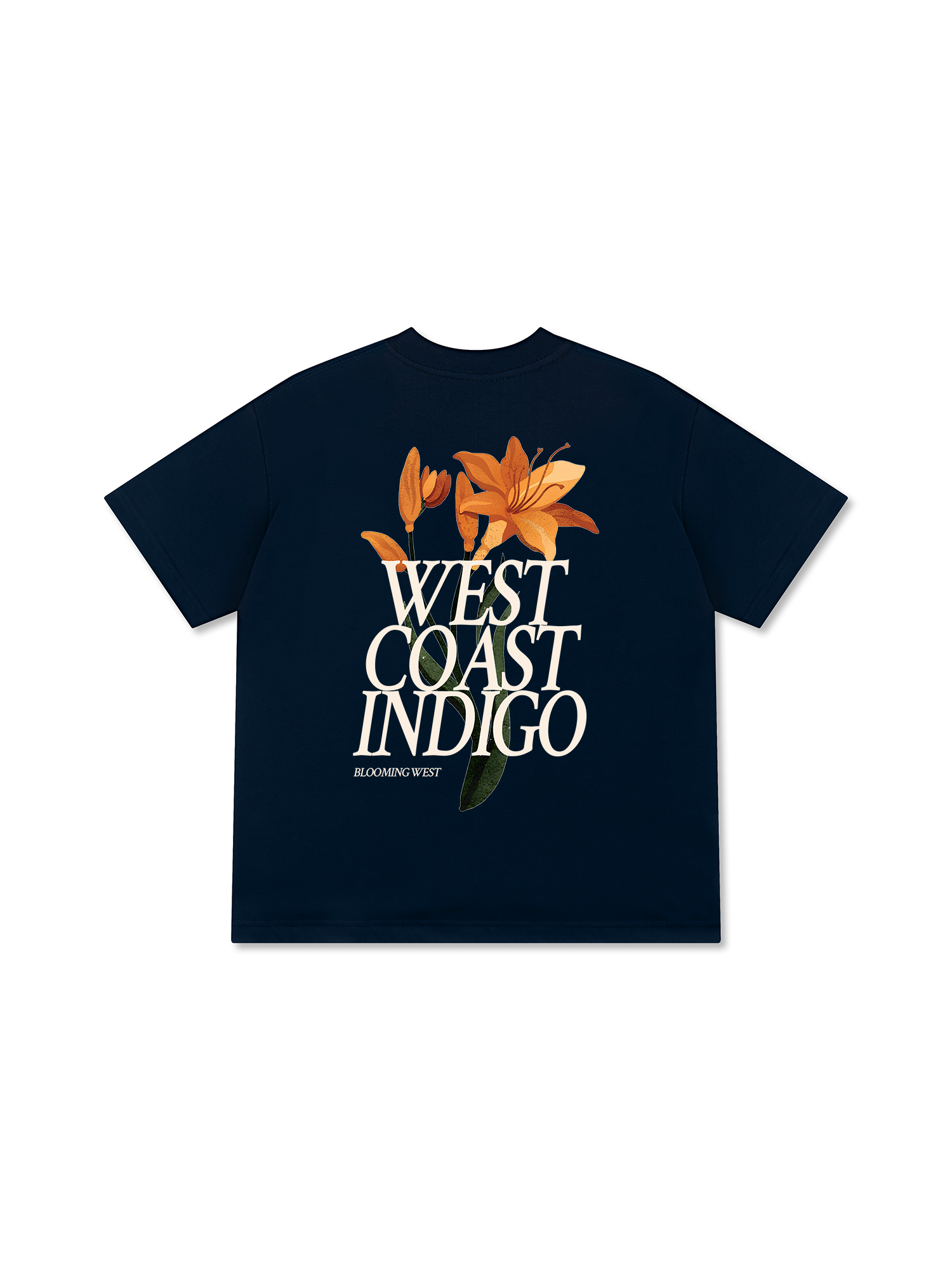 Áo Thun Relaxed Fit Floral West Coast Indigo