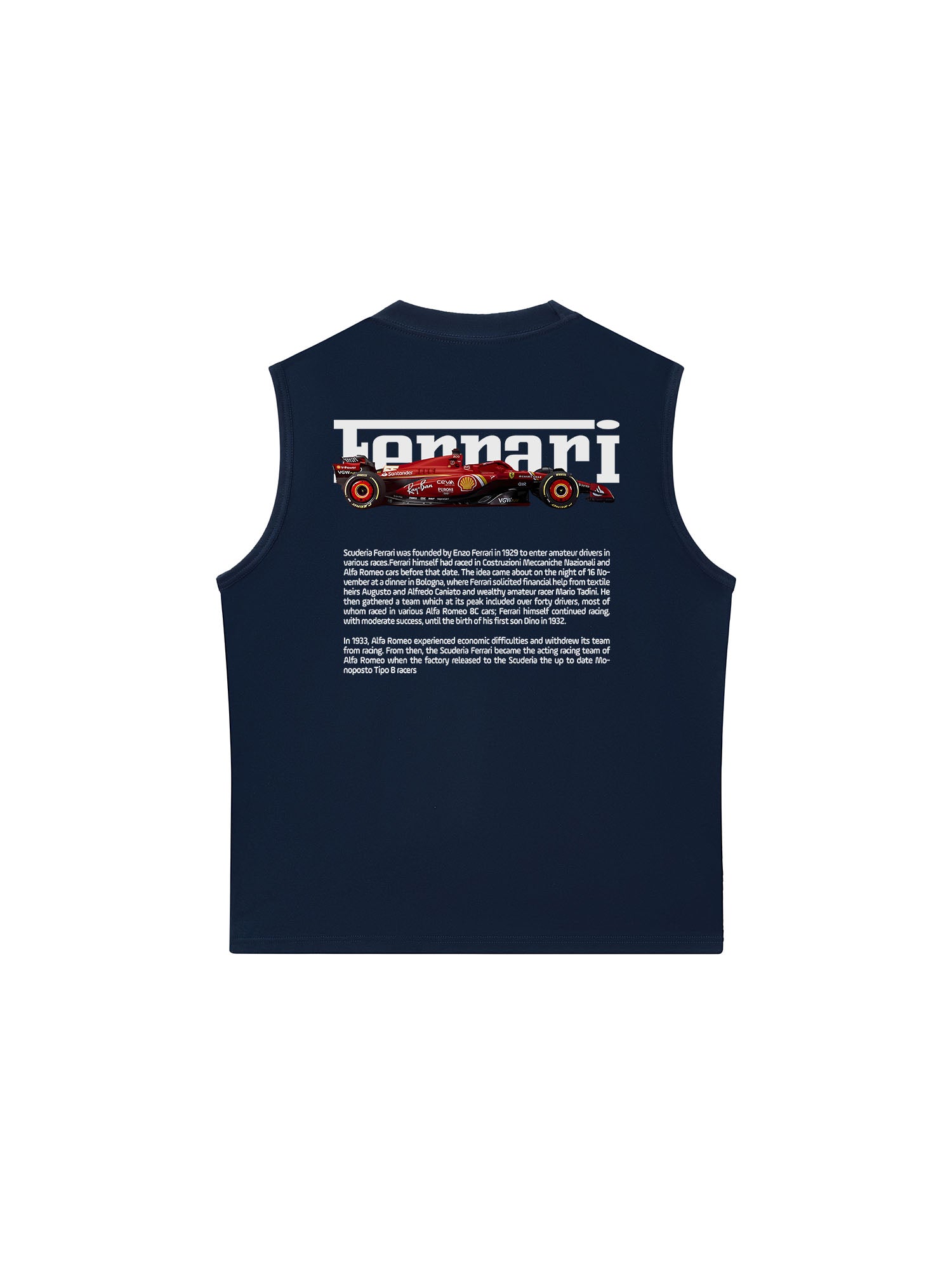 Áo Ba Lỗ Relaxed Fit Ferrari Enzo Leon
