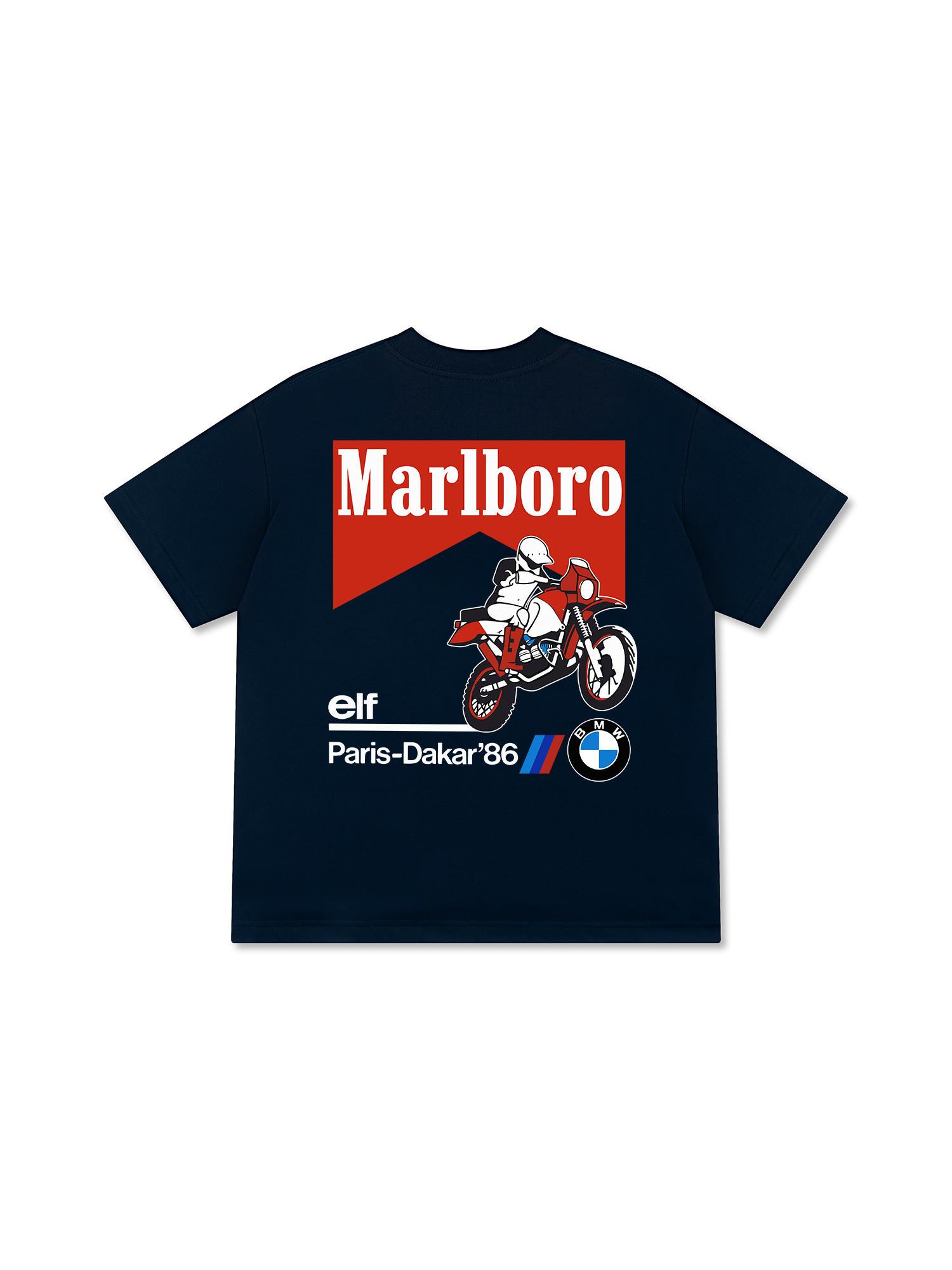 Áo Thun Relaxed Fit Marlboro Paris Dakar 86