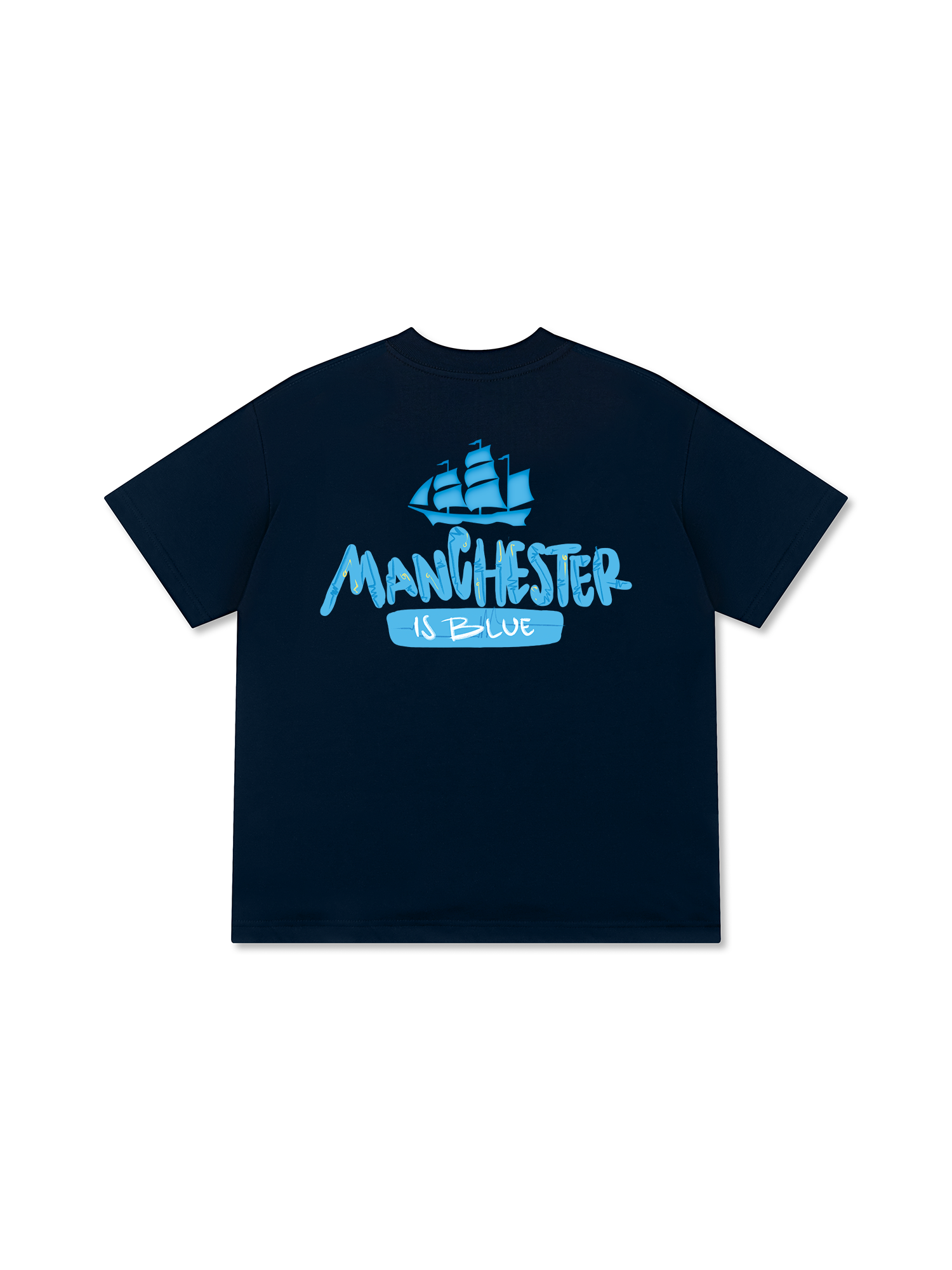 Áo Thun Relaxed Fit Manchester Is Blue Ver 2