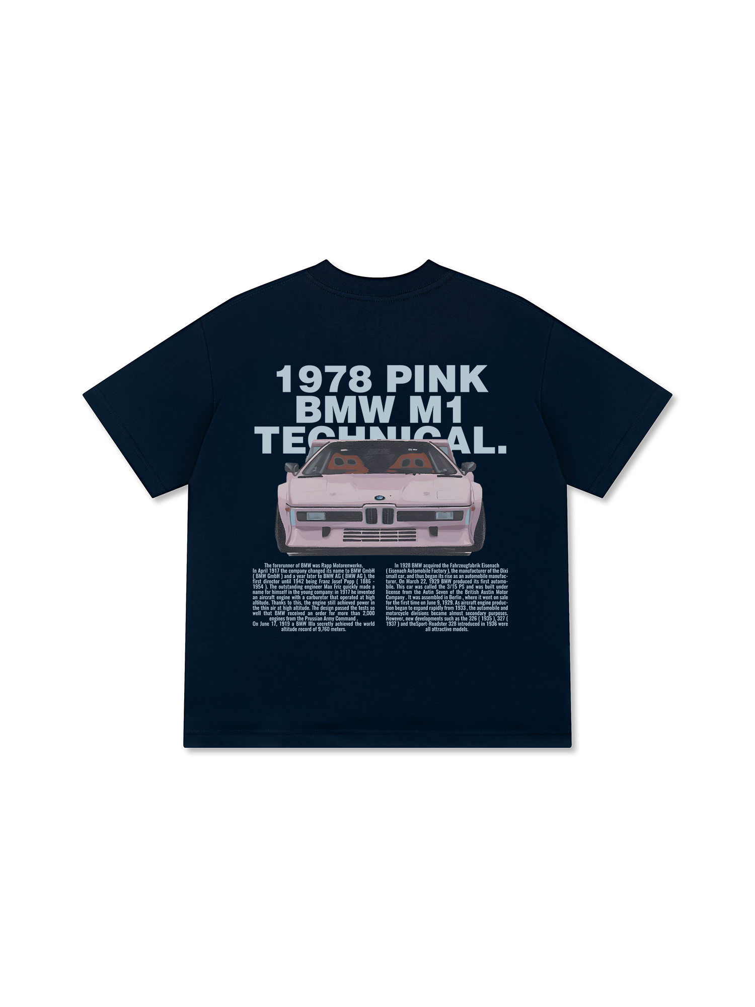 Áo Thun Relaxed Fit BMW Pink Technical