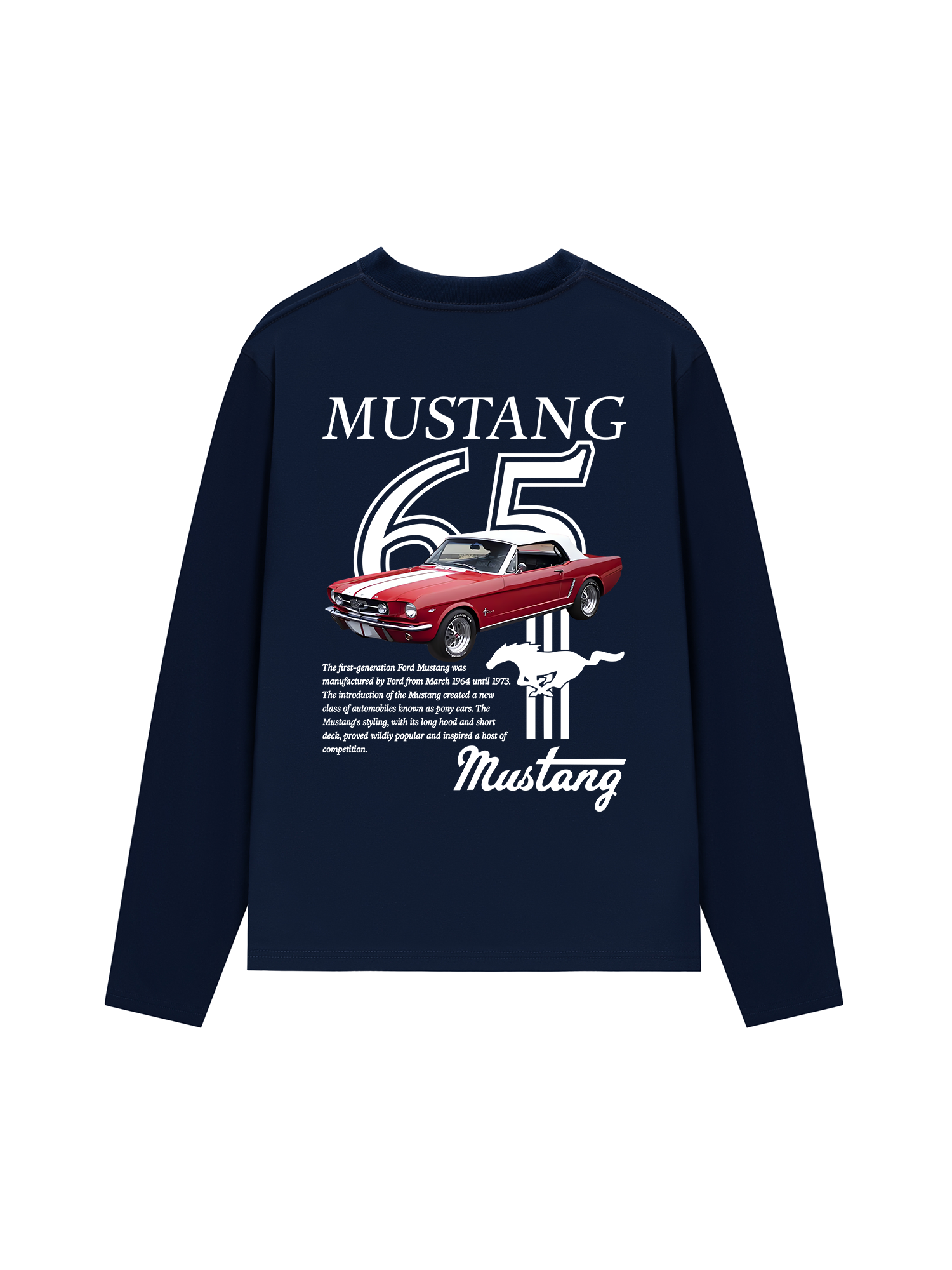 Áo Thun Dài Tay Ford Mustang 65