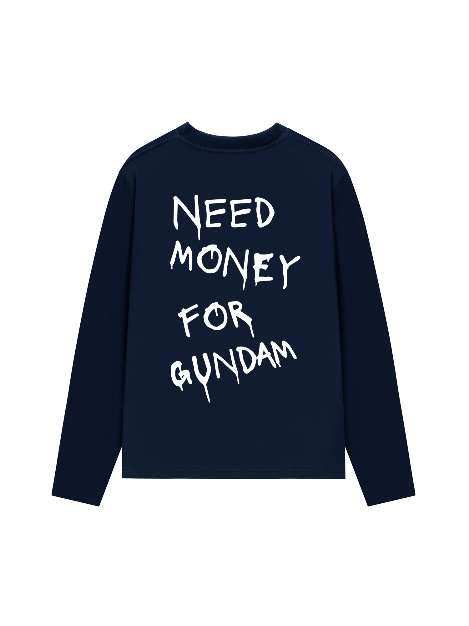 Áo Thun Dài Tay Need Money For Gundam