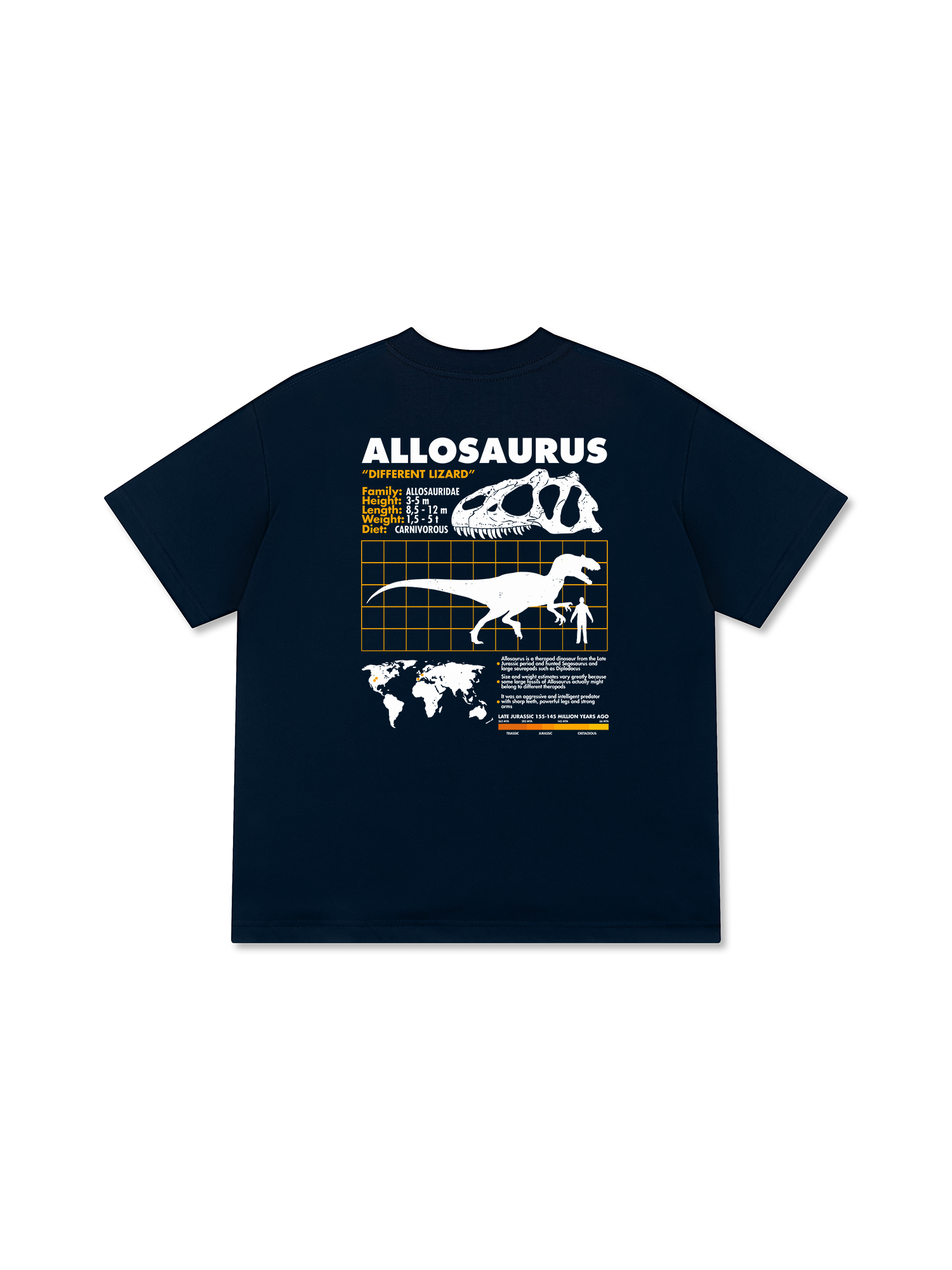 Áo Thun Relaxed Fit Analysis Table Allosaurus