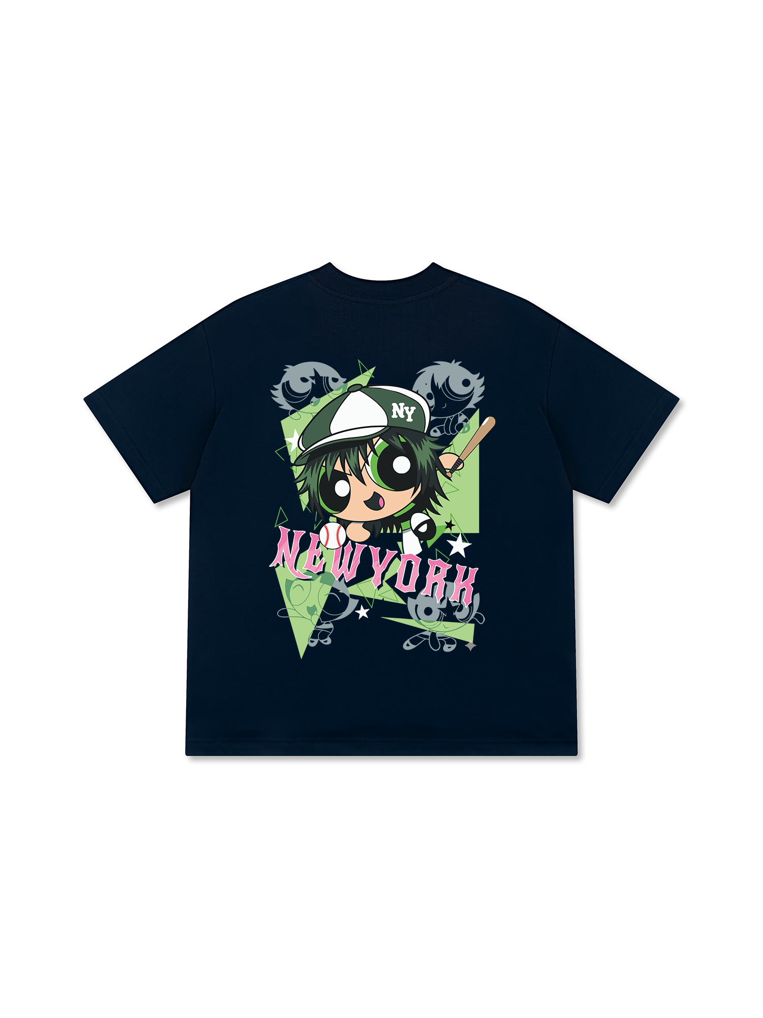 Áo Thun Relaxed Fit Baseball X PowerGirl