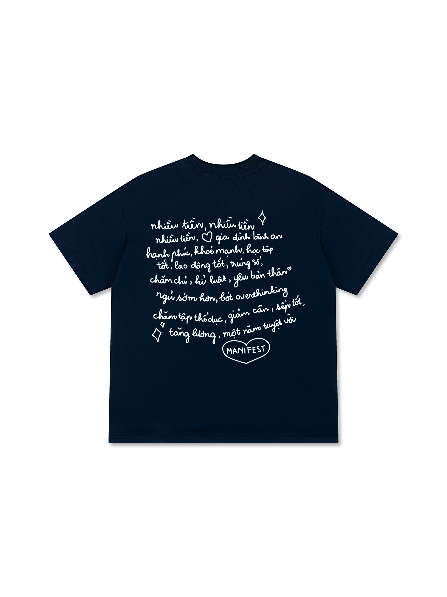 Áo Thun Relaxed Fit Manifest Năm Mới Tuyệt Vời
