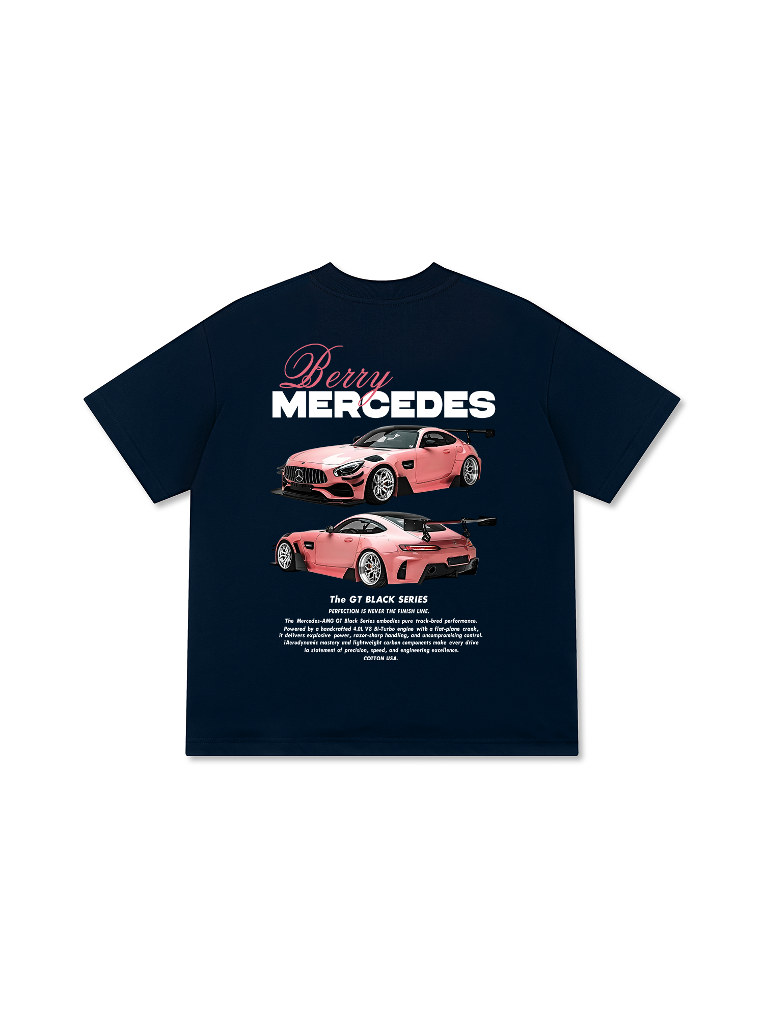 Áo Thun Relaxed Fit Berry Mercedes