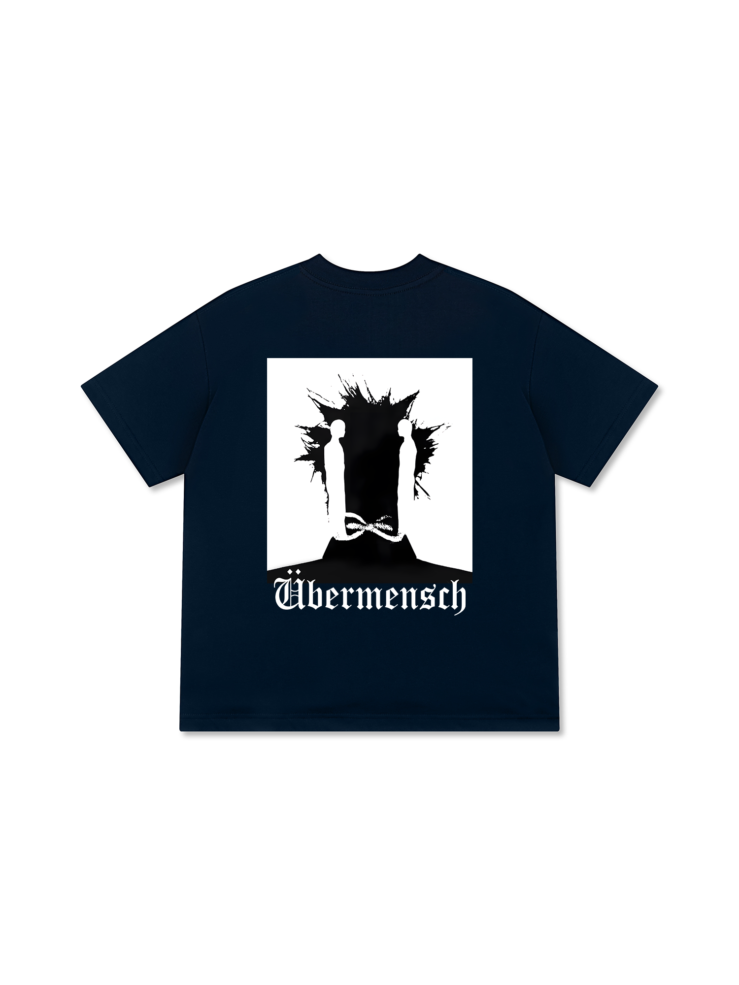 Áo Thun Relaxed Fit Idols Ubermensch Black And White