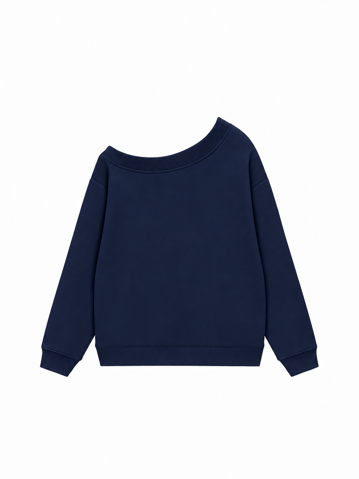 Áo Sweater Lệch Vai Nỉ Hai Da Cherry Yellow Bow