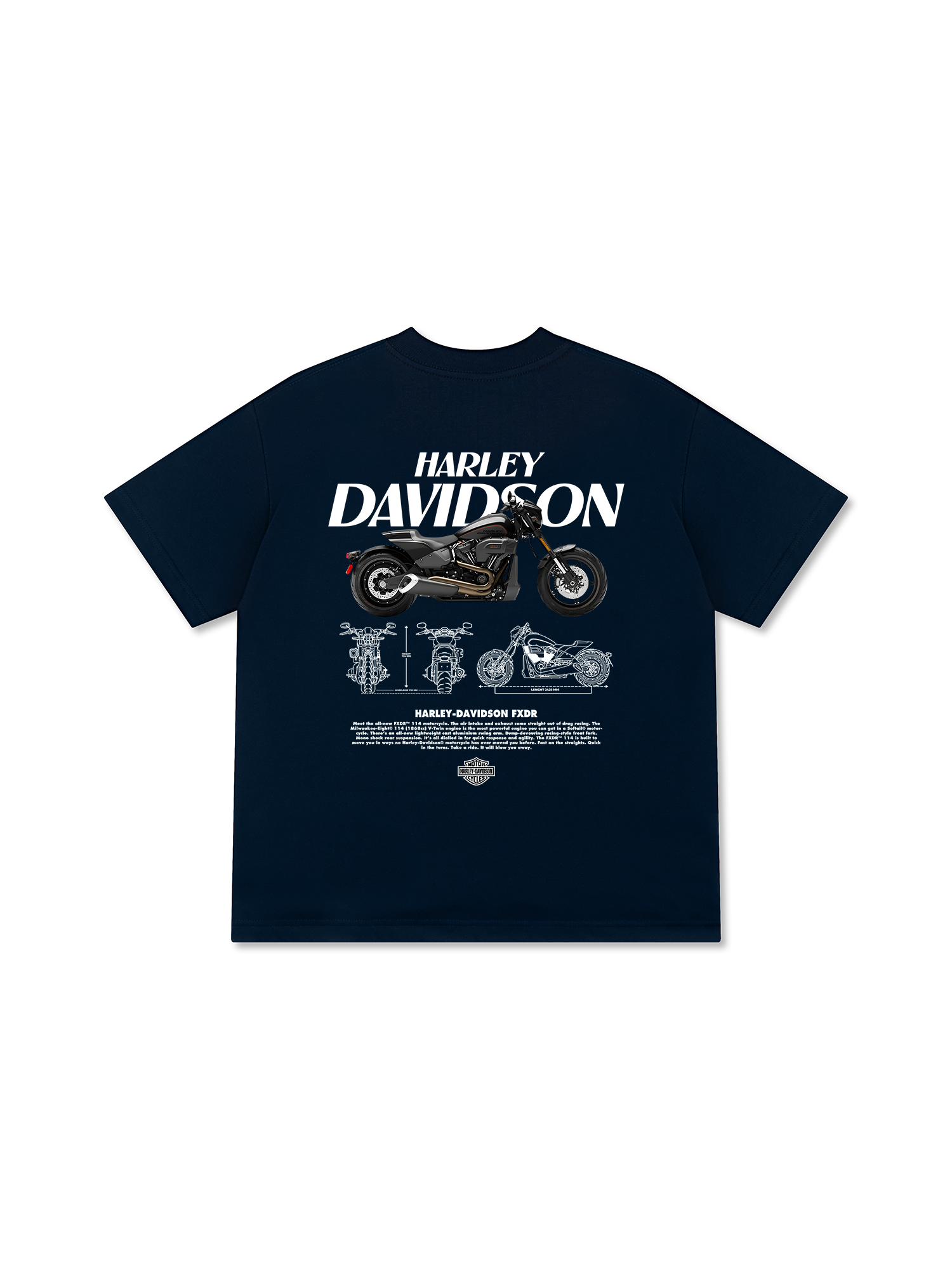 Áo Thun Relaxed Fit Dark Horse Rider Davidson