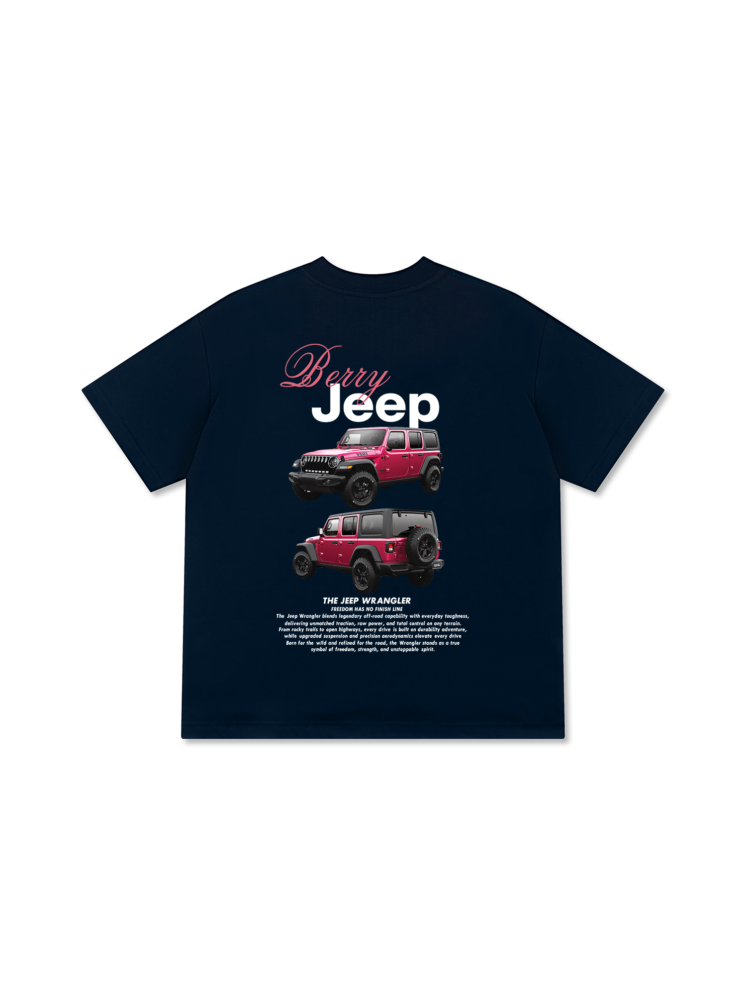 Áo Thun Relaxed Fit Berry Jeep