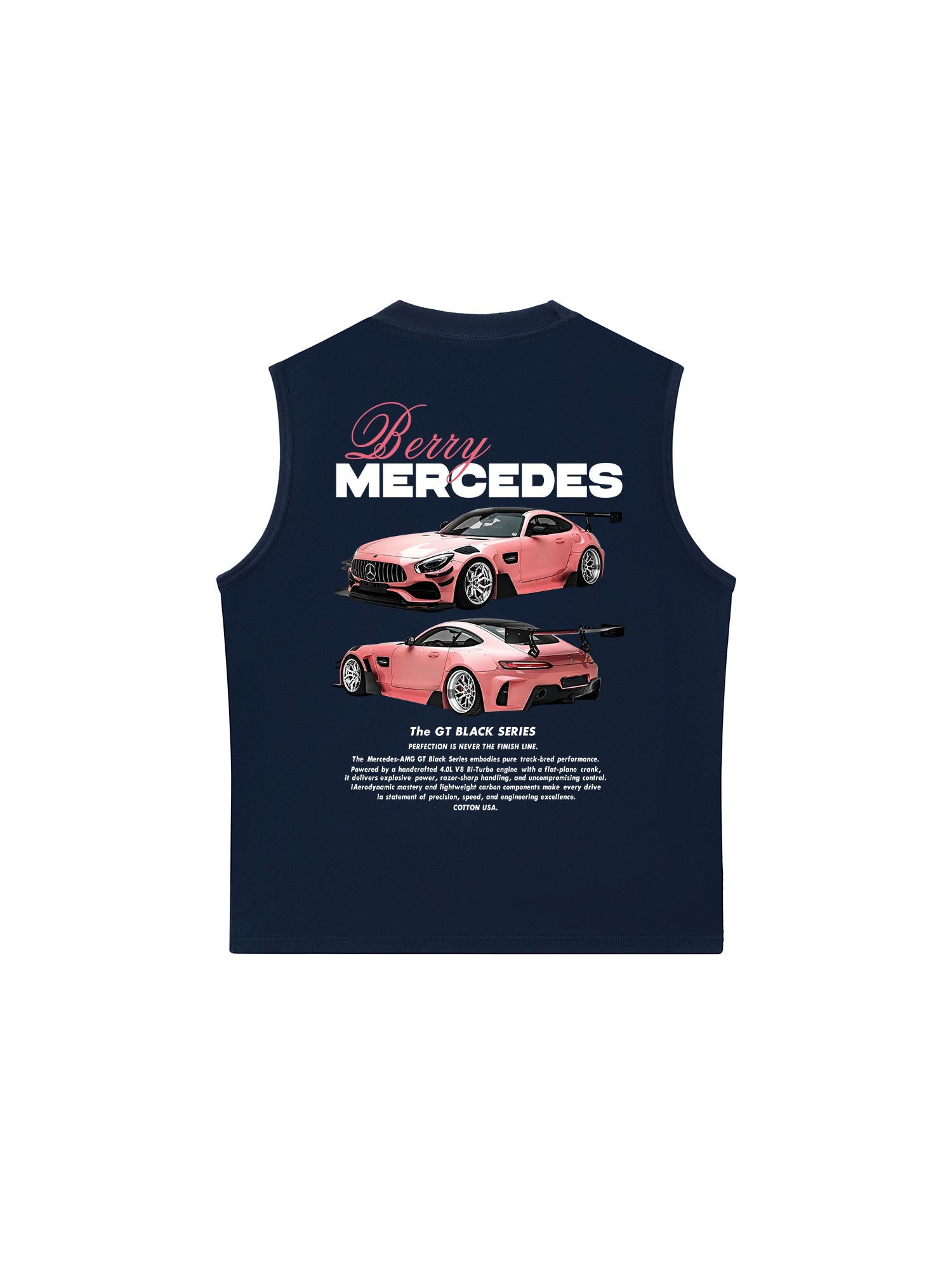 Áo Ba Lỗ Relaxed Fit Berry Mercedes