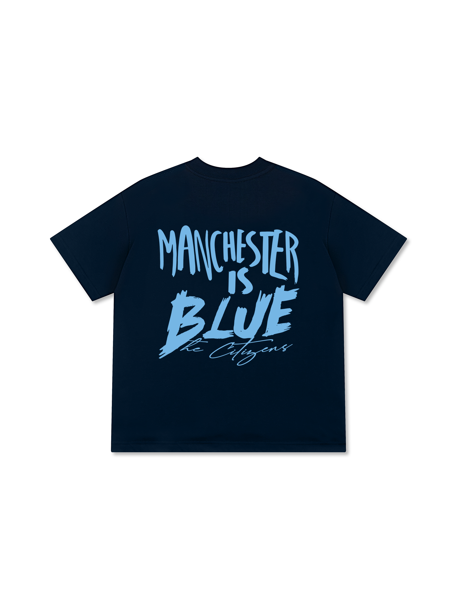 Áo Thun Relaxed Fit Soccer Manchester is Blue